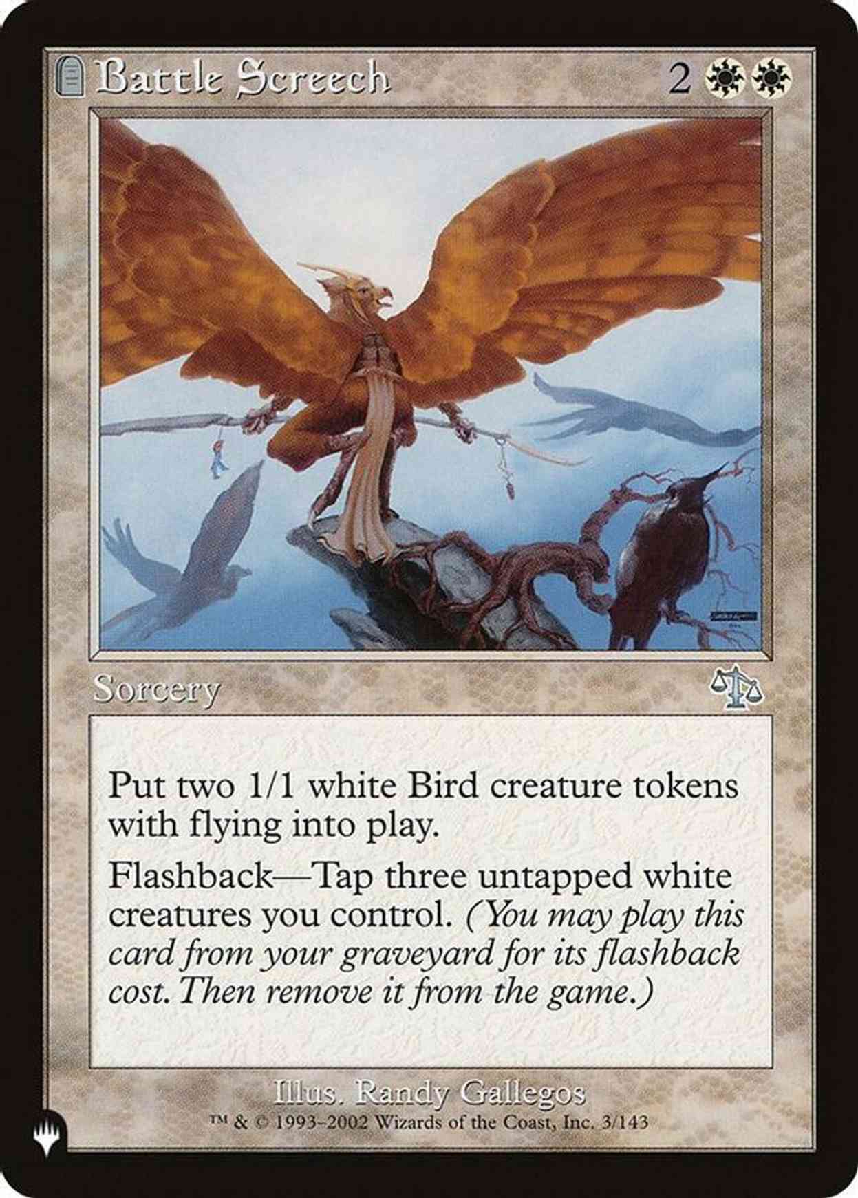 Battle Screech magic card front