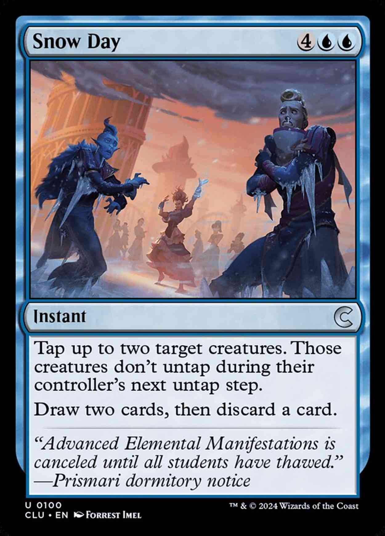 Snow Day magic card front