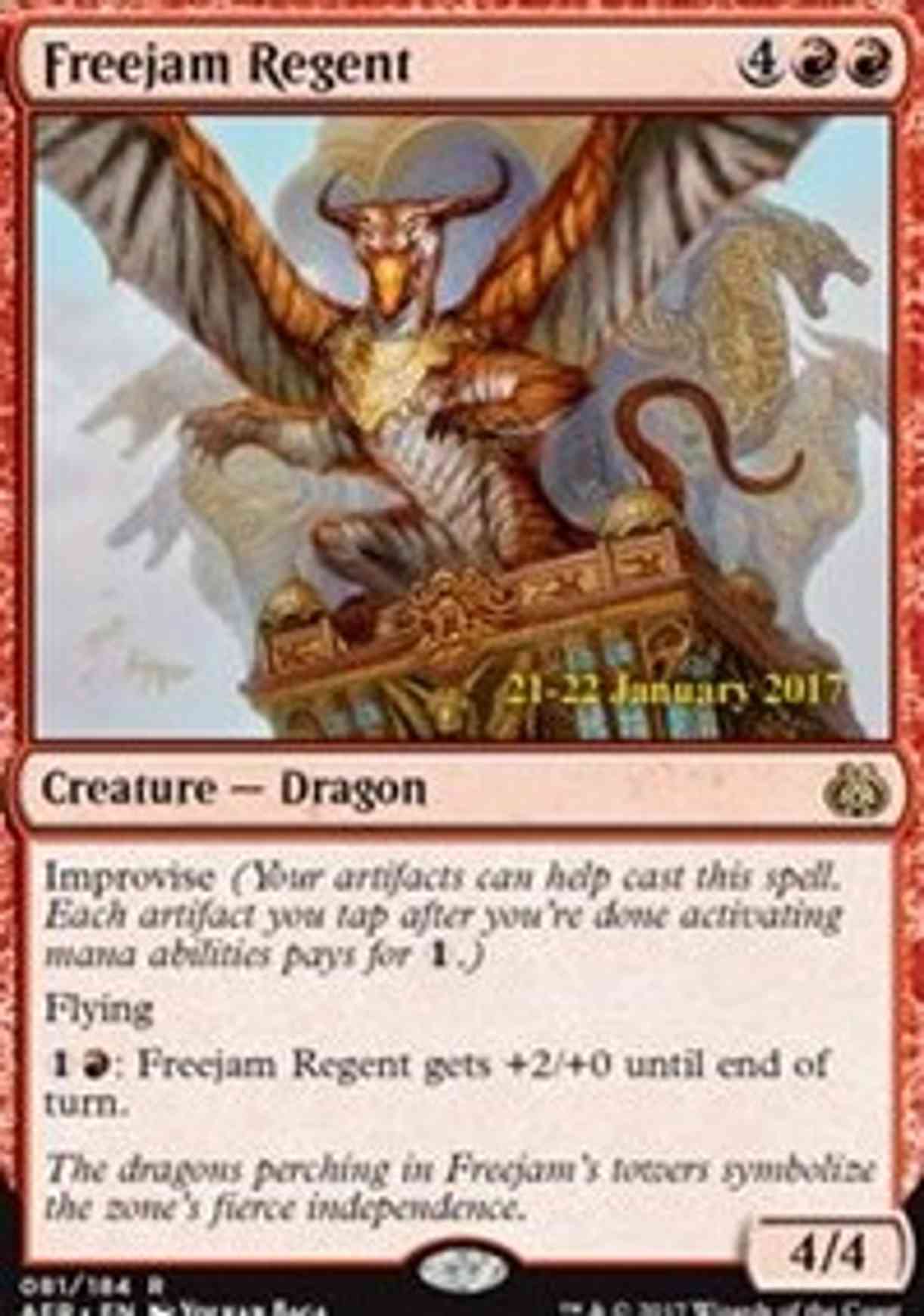 Freejam Regent magic card front
