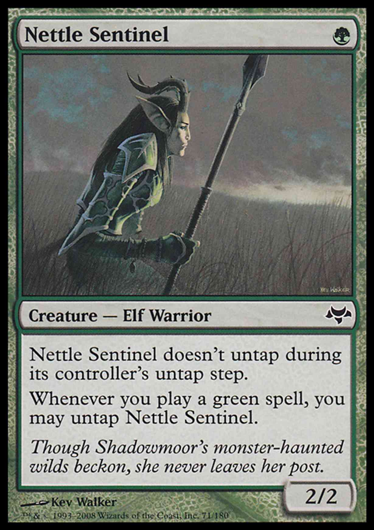 Nettle Sentinel magic card front