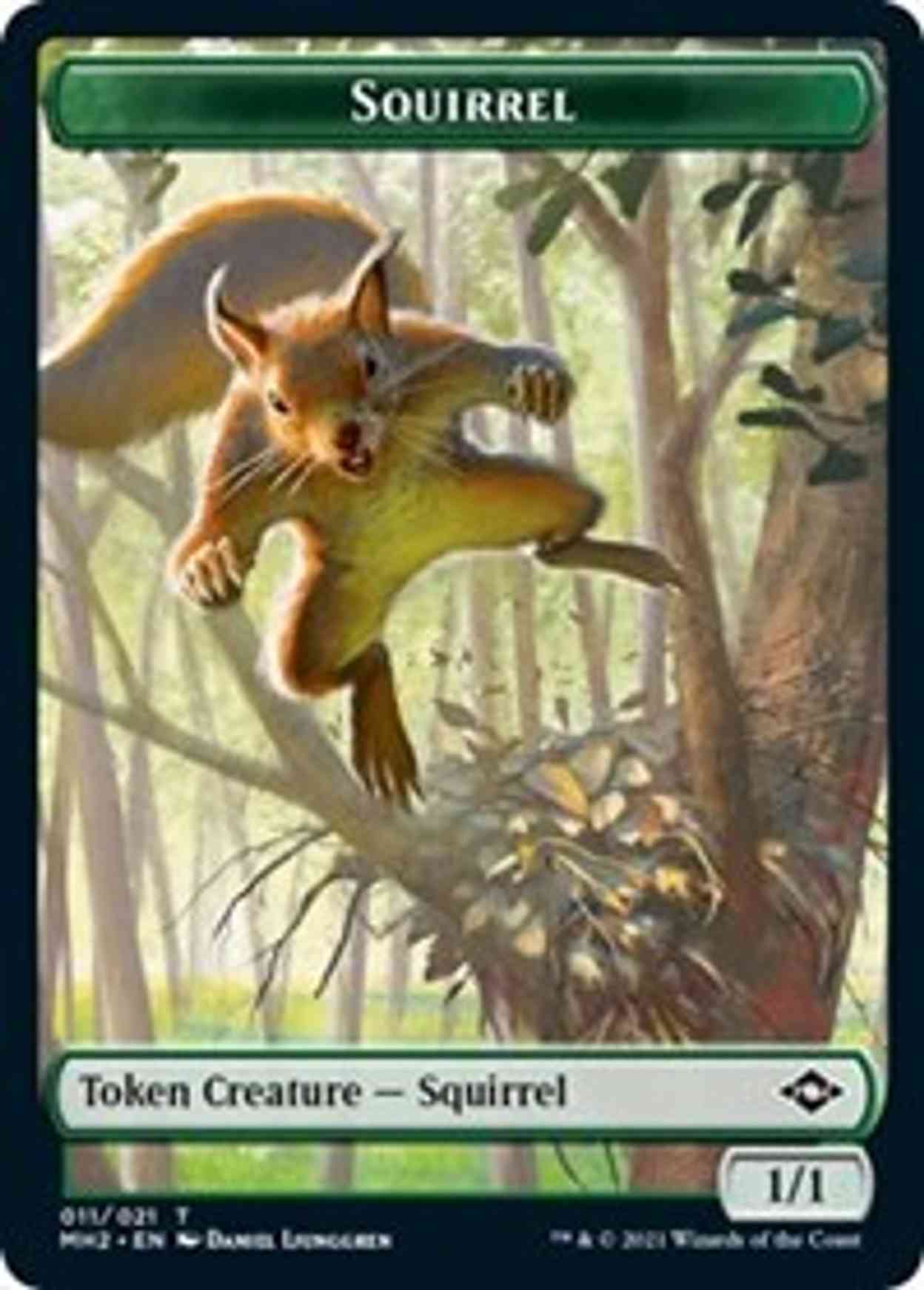 Squirrel // Bird Double-sided Token magic card front