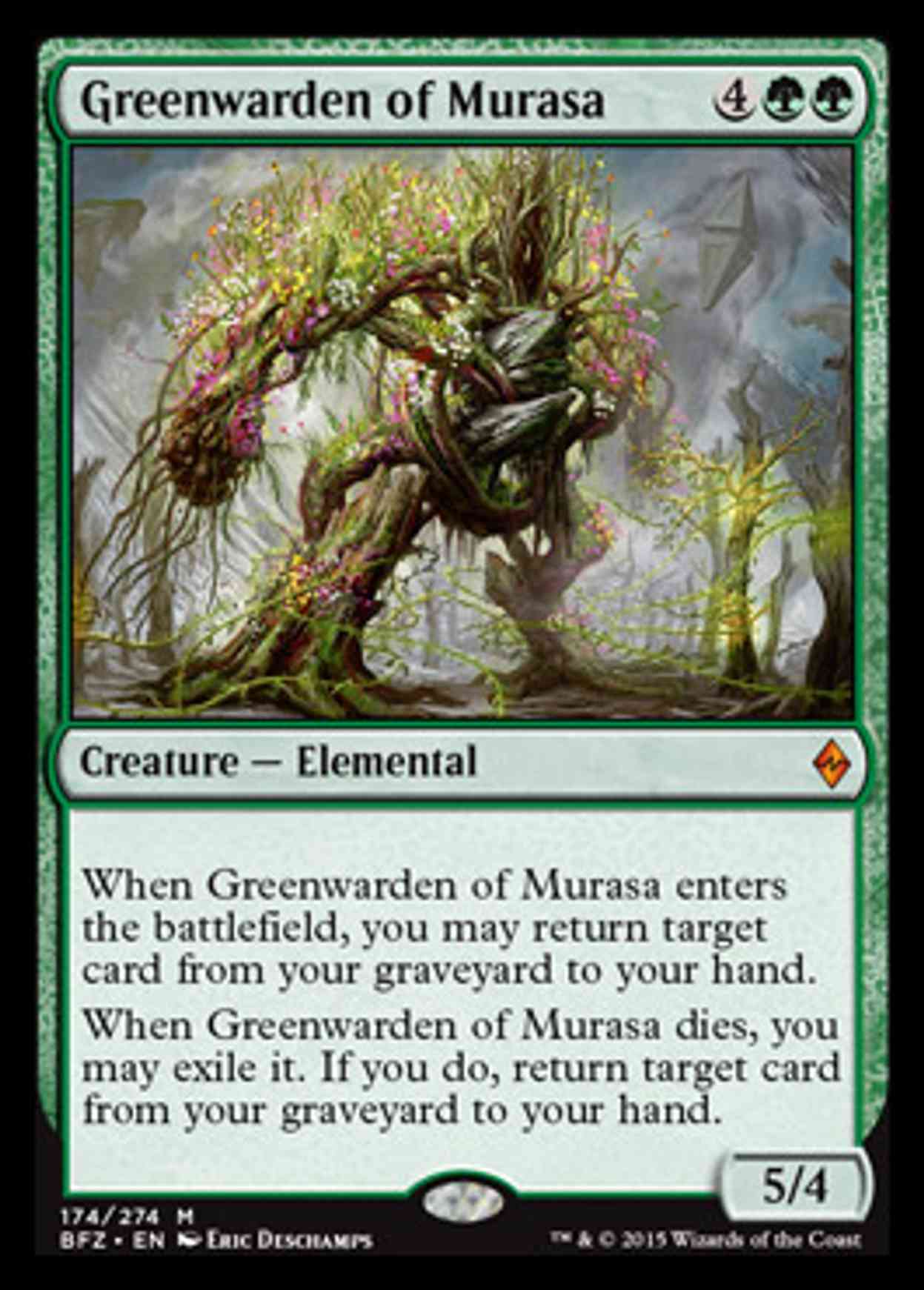 Greenwarden of Murasa magic card front
