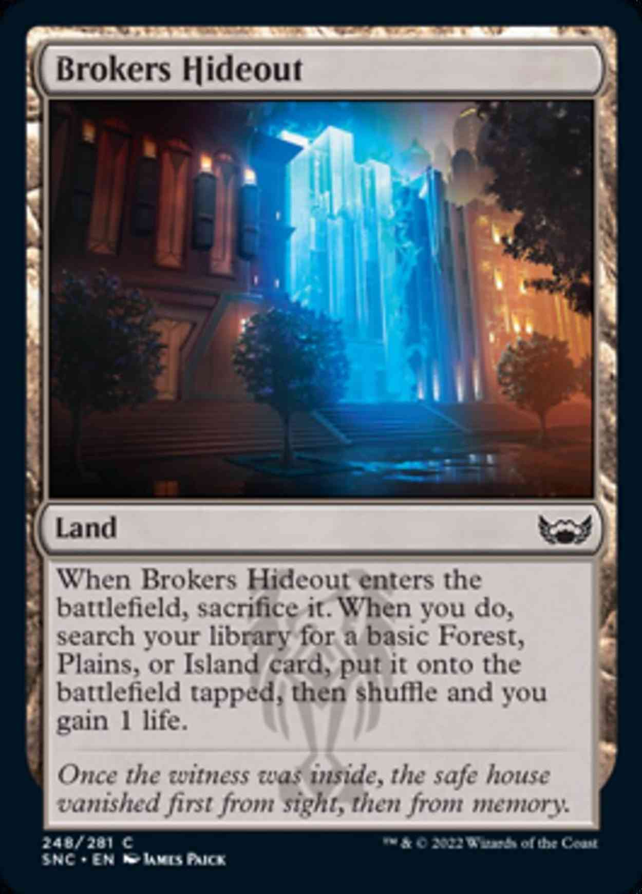 Brokers Hideout magic card front