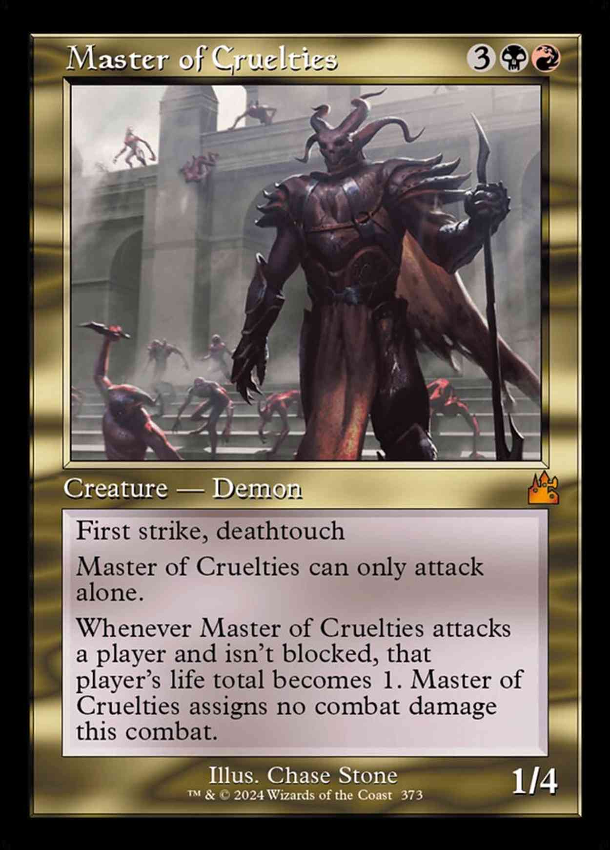Master of Cruelties (Retro Frame) magic card front