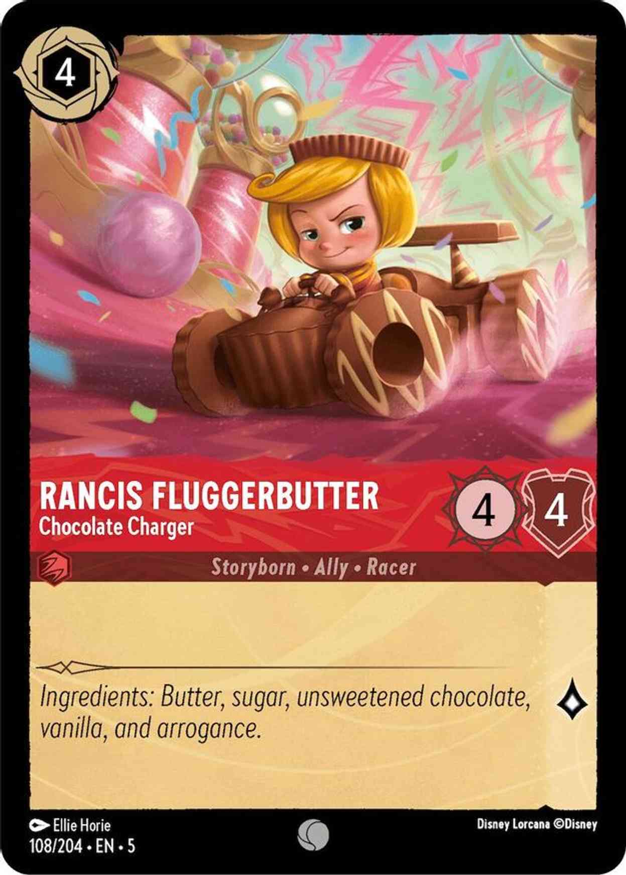 Rancis Fluggerbutter - Chocolate Charger magic card front