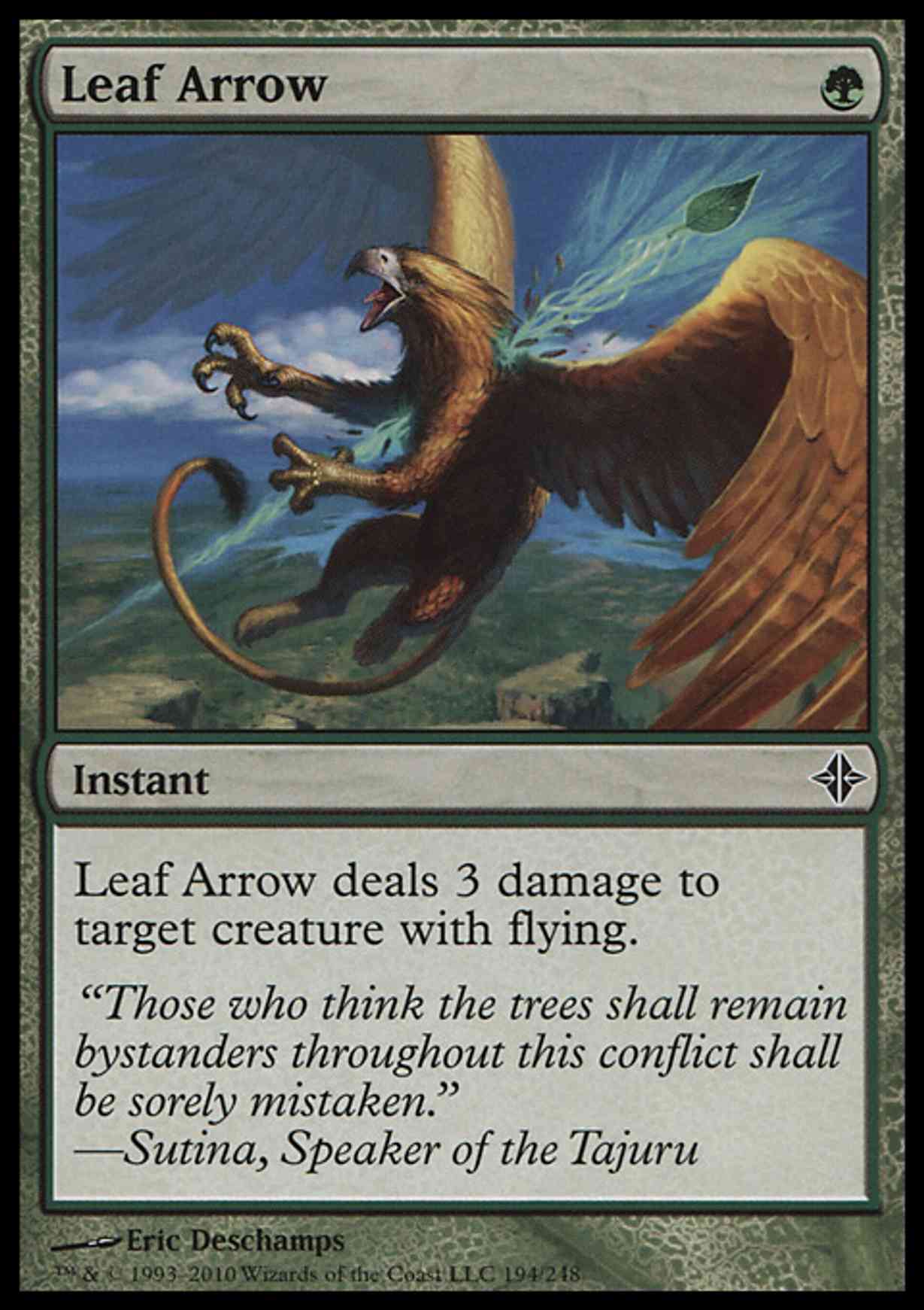 Leaf Arrow magic card front