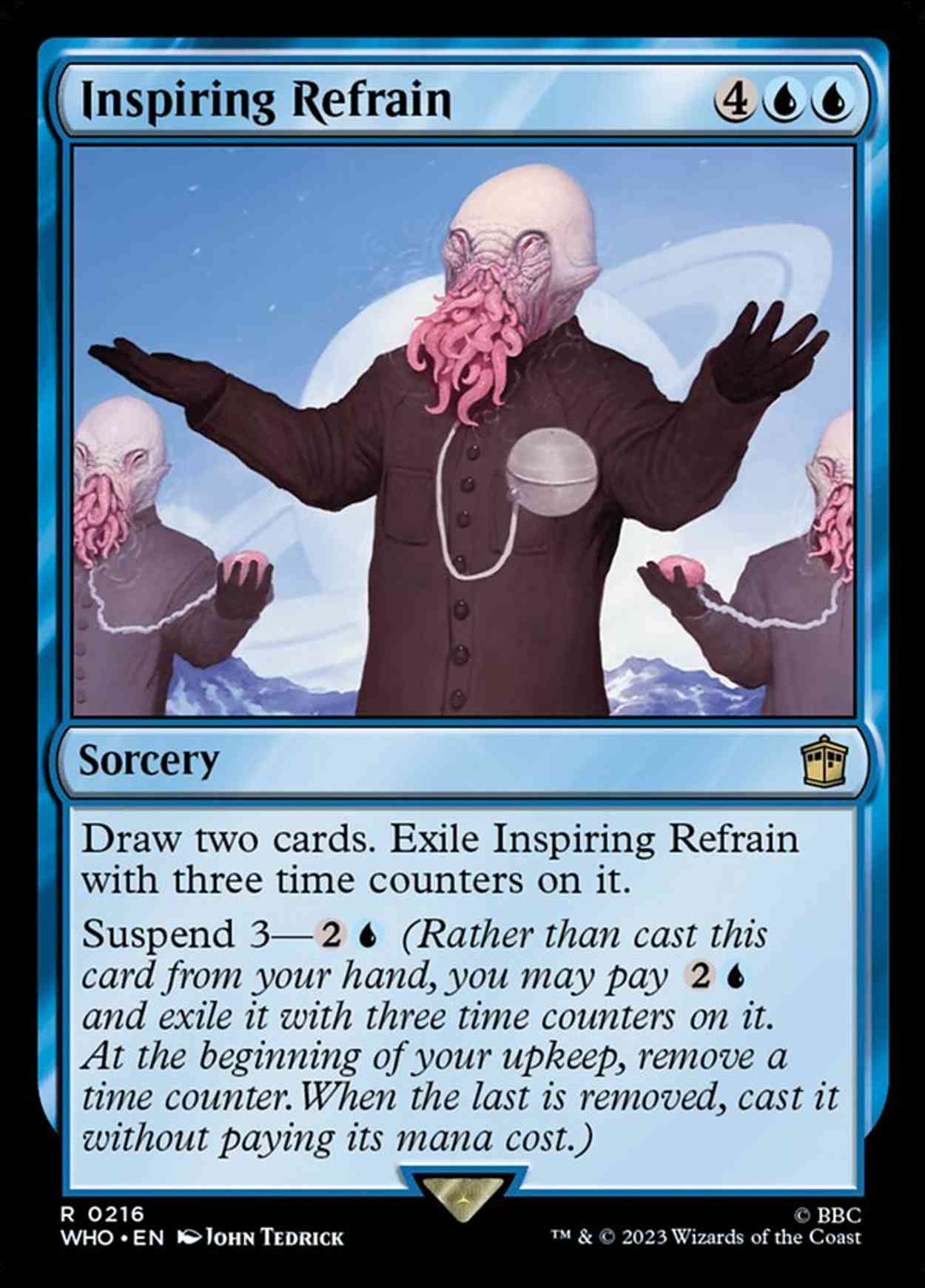 Inspiring Refrain magic card front