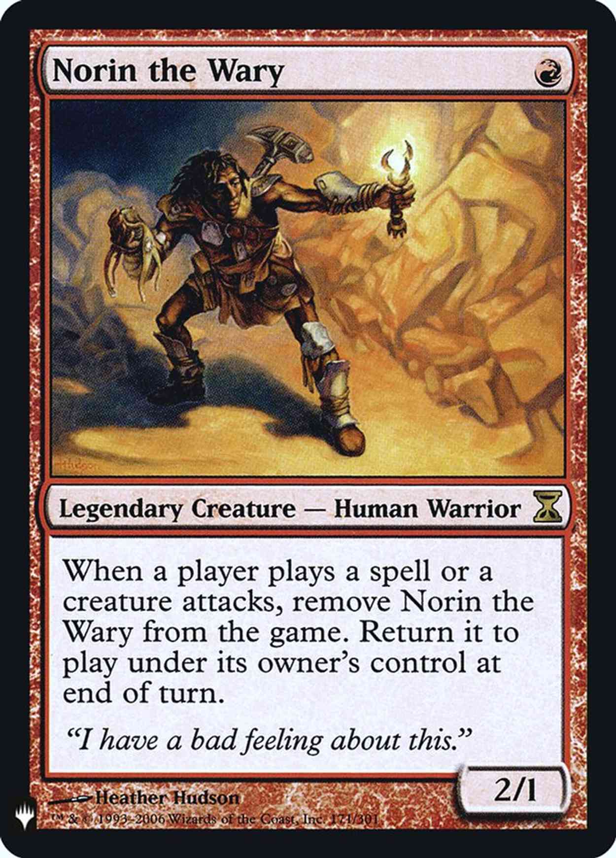 Norin the Wary magic card front