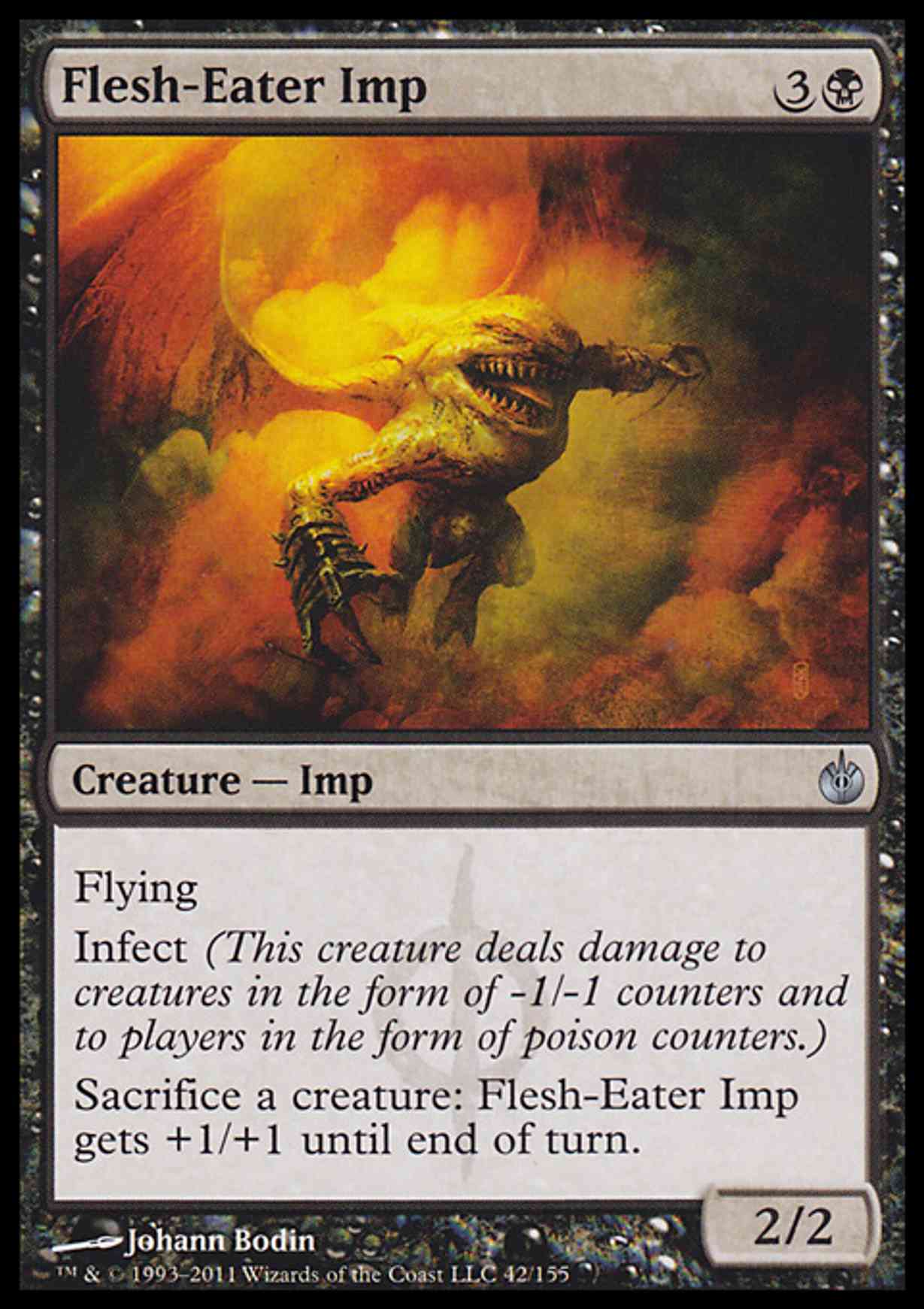 Flesh-Eater Imp magic card front