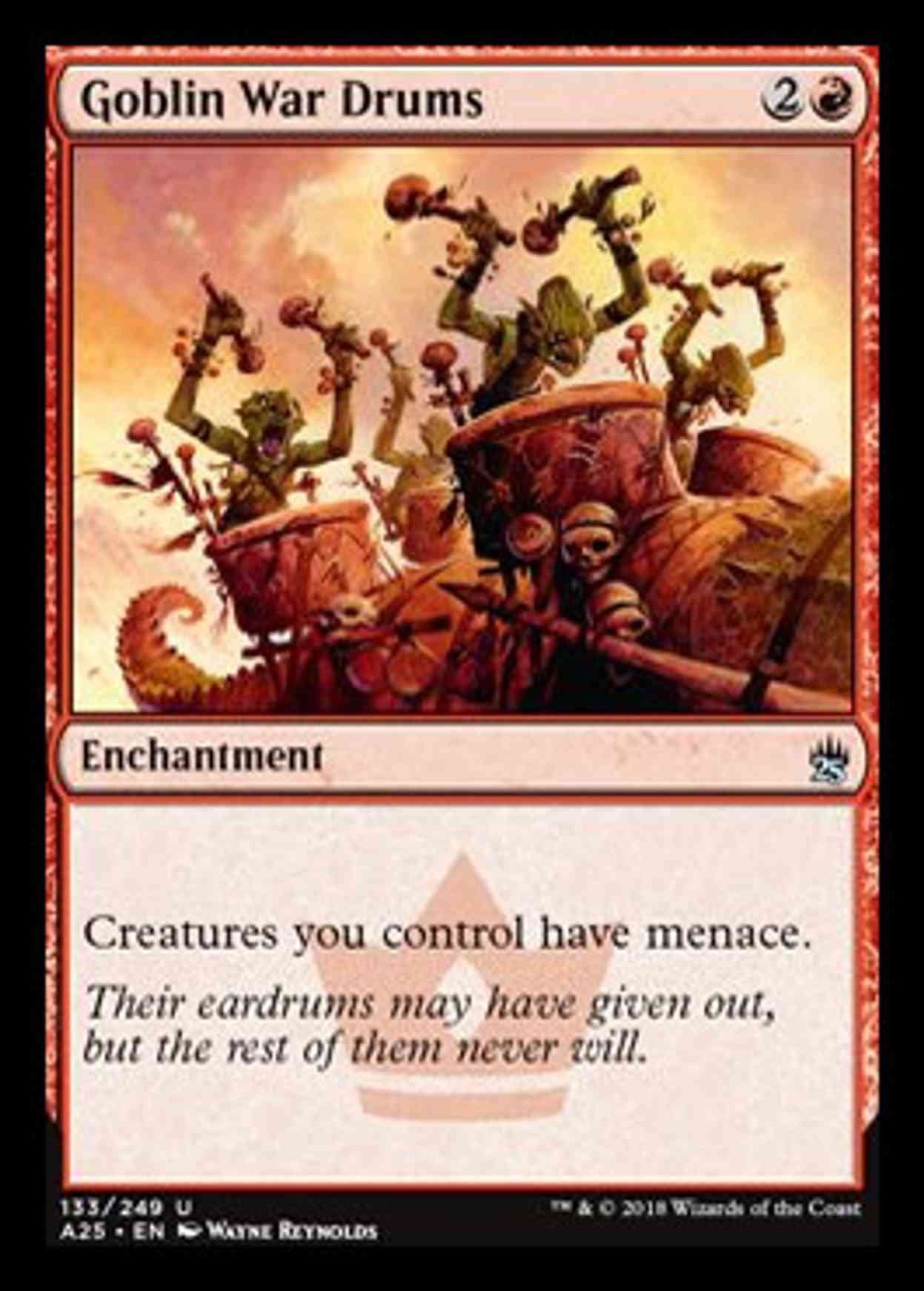 Goblin War Drums magic card front