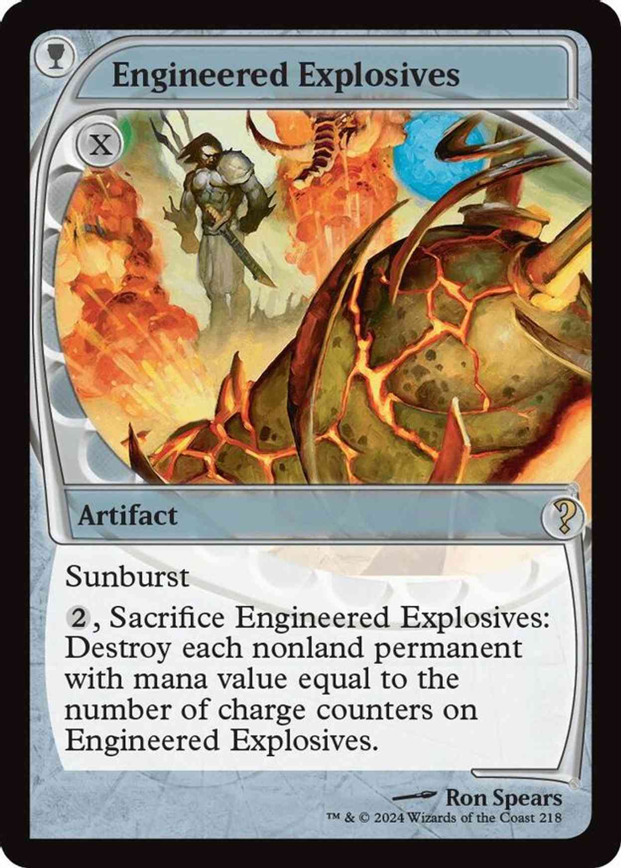 Engineered Explosives (Future Sight) magic card front