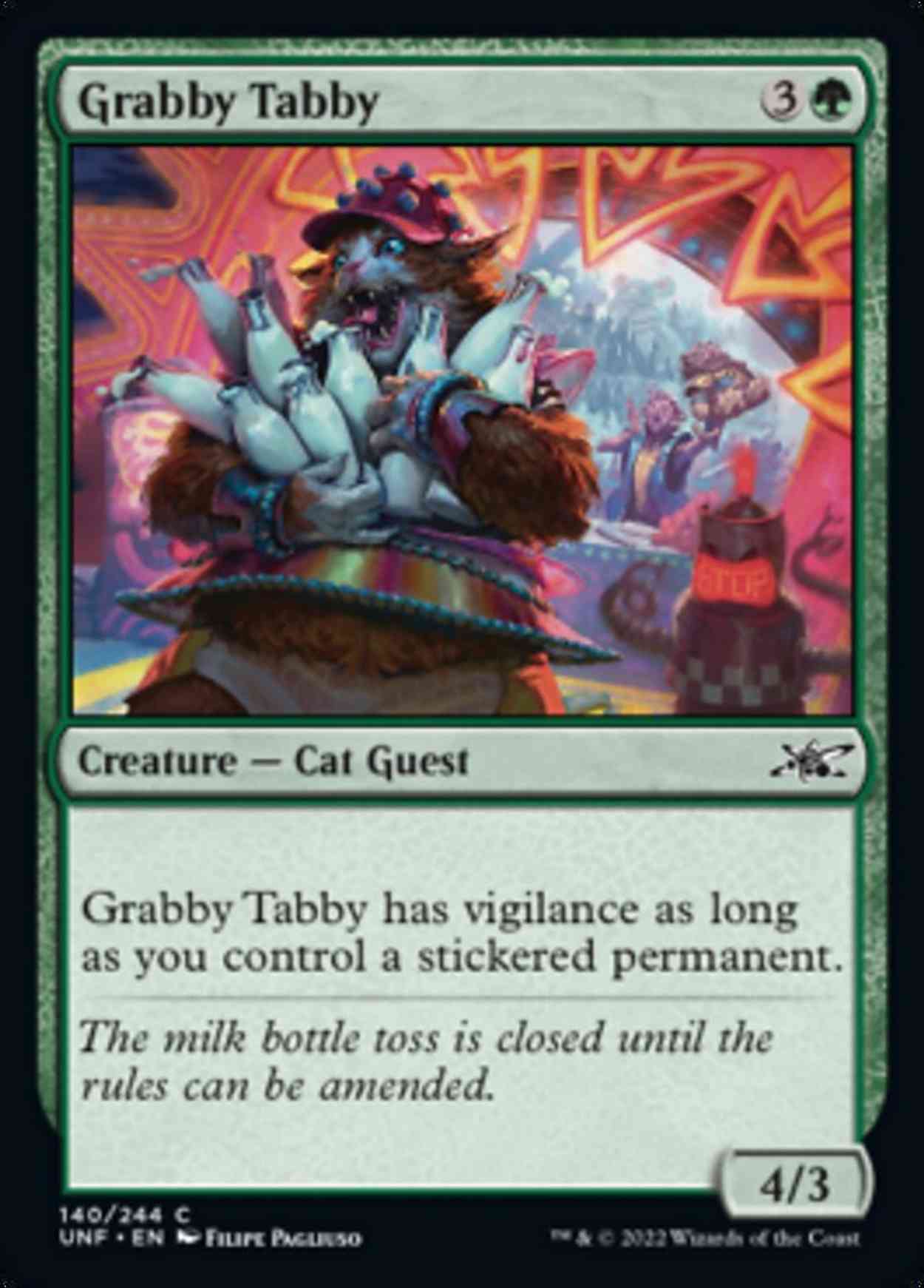 Grabby Tabby magic card front