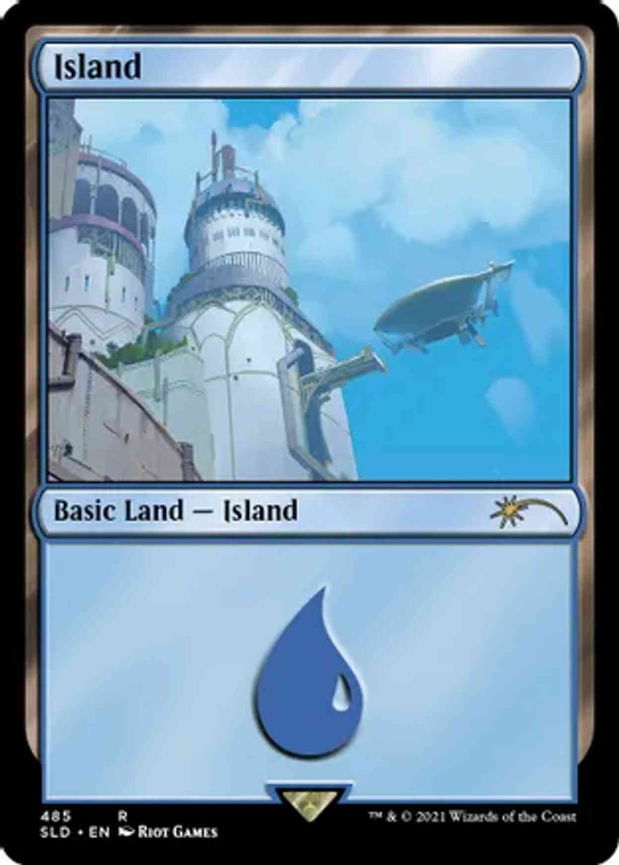Island (Secret Lair x Arcane: Lands) magic card front