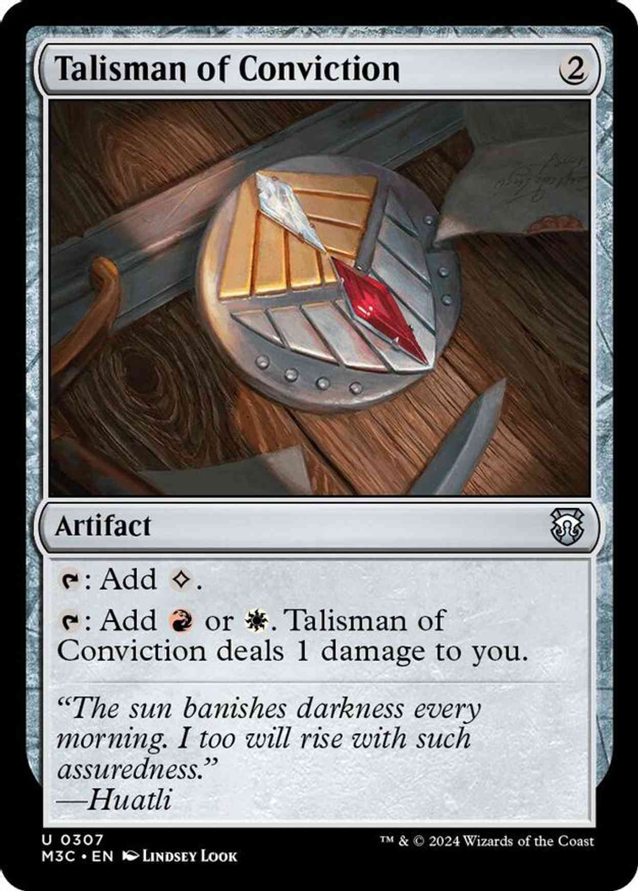 Talisman of Conviction (Ripple Foil) magic card front