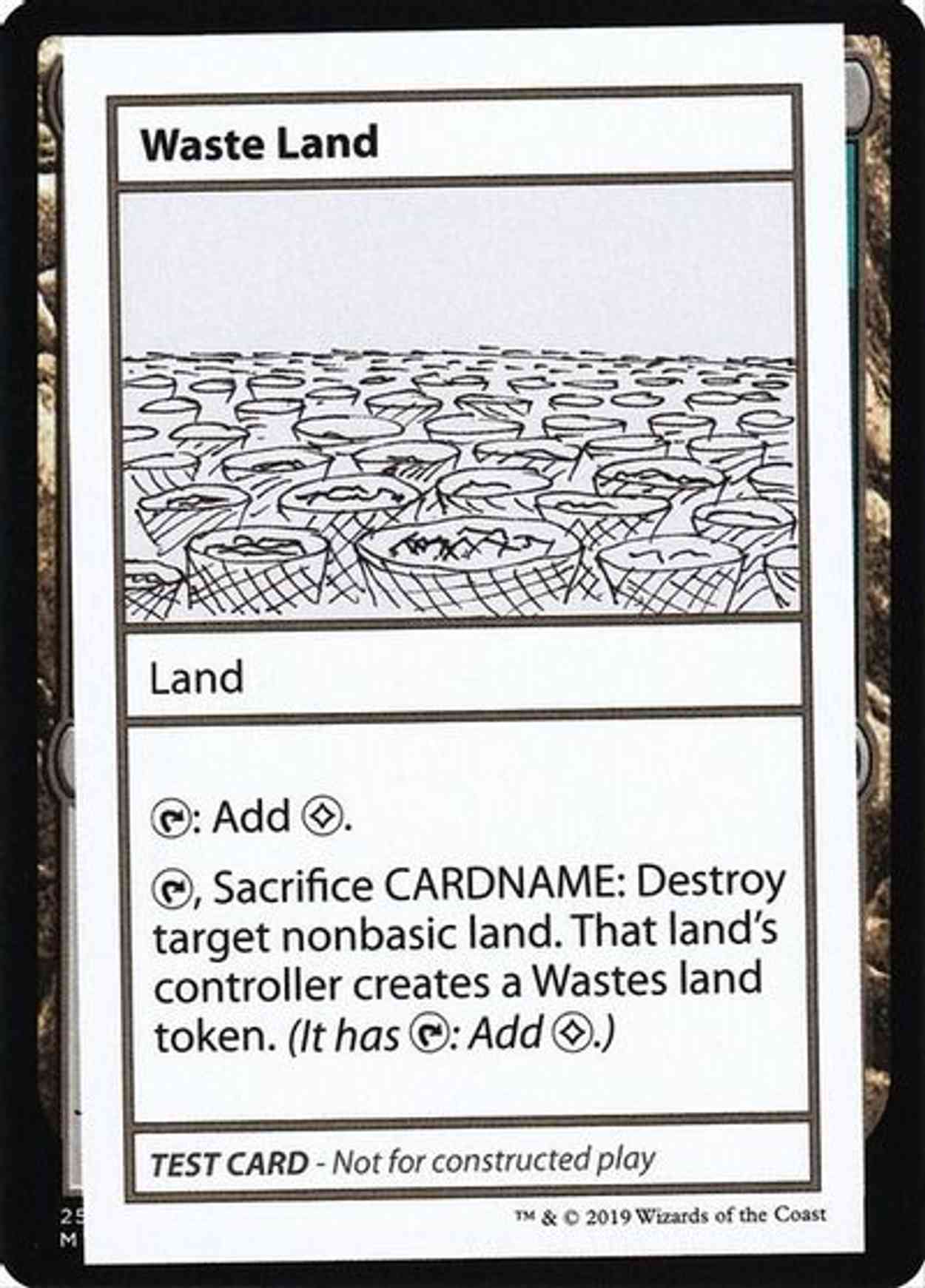 Waste Land (No PW Symbol) magic card front