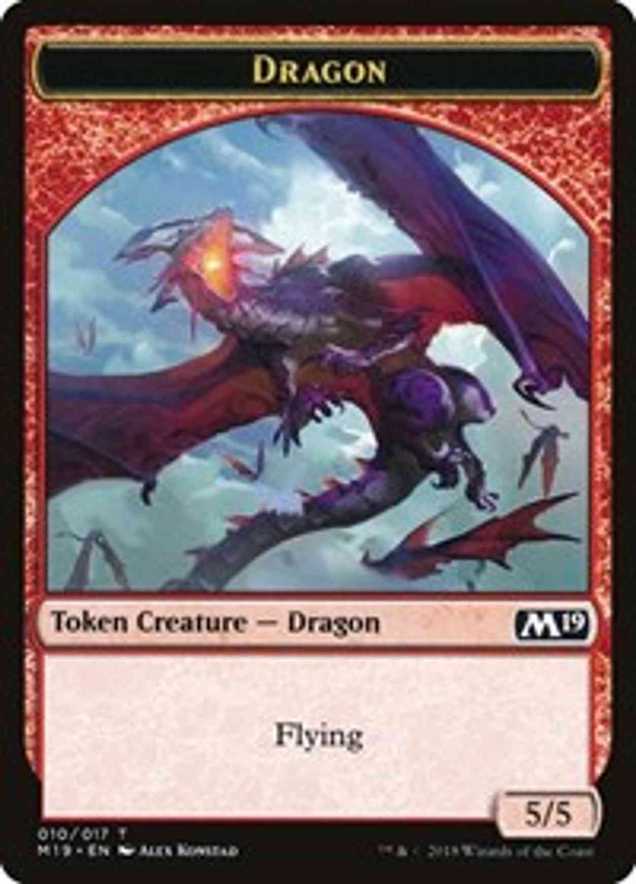 Dragon Token (010) magic card front