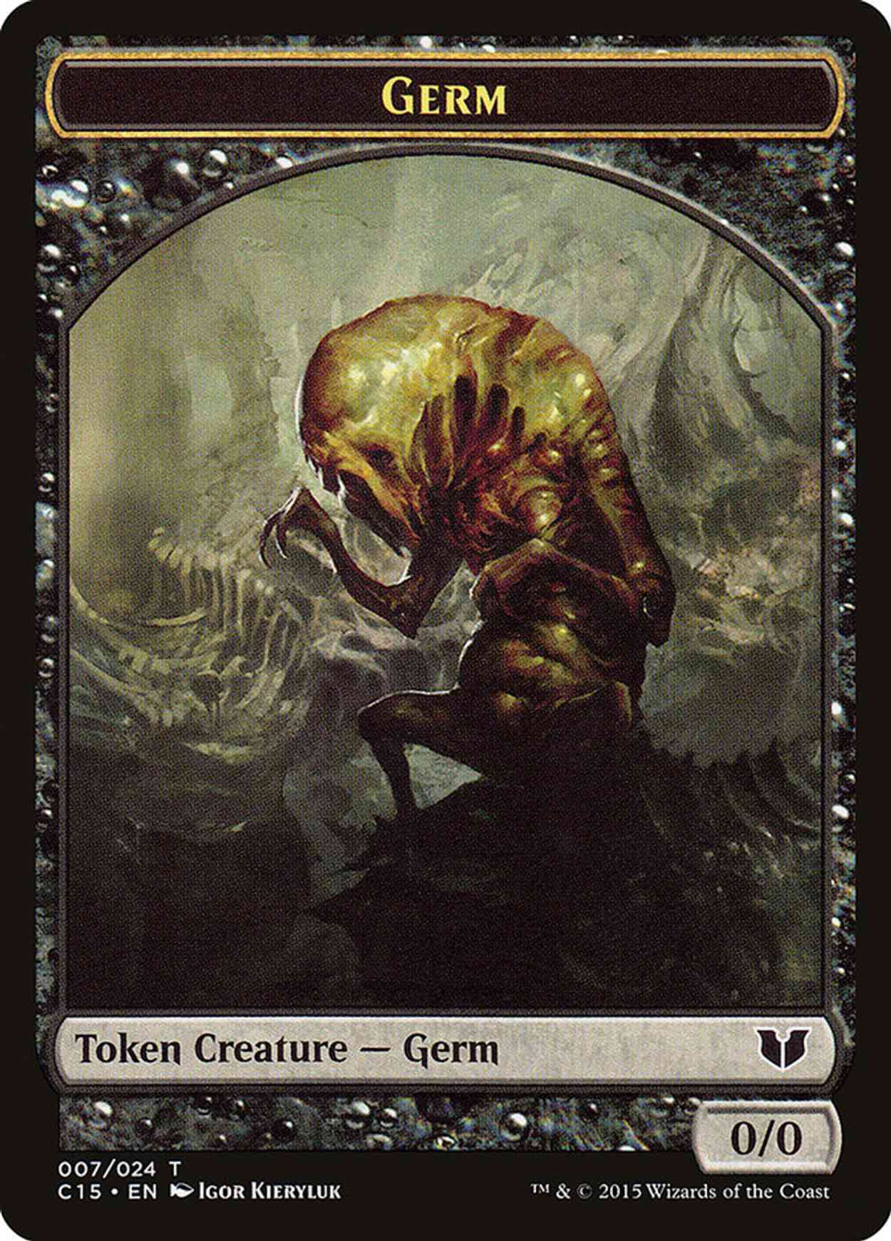 Germ // Zombie Double-Sided Token magic card front