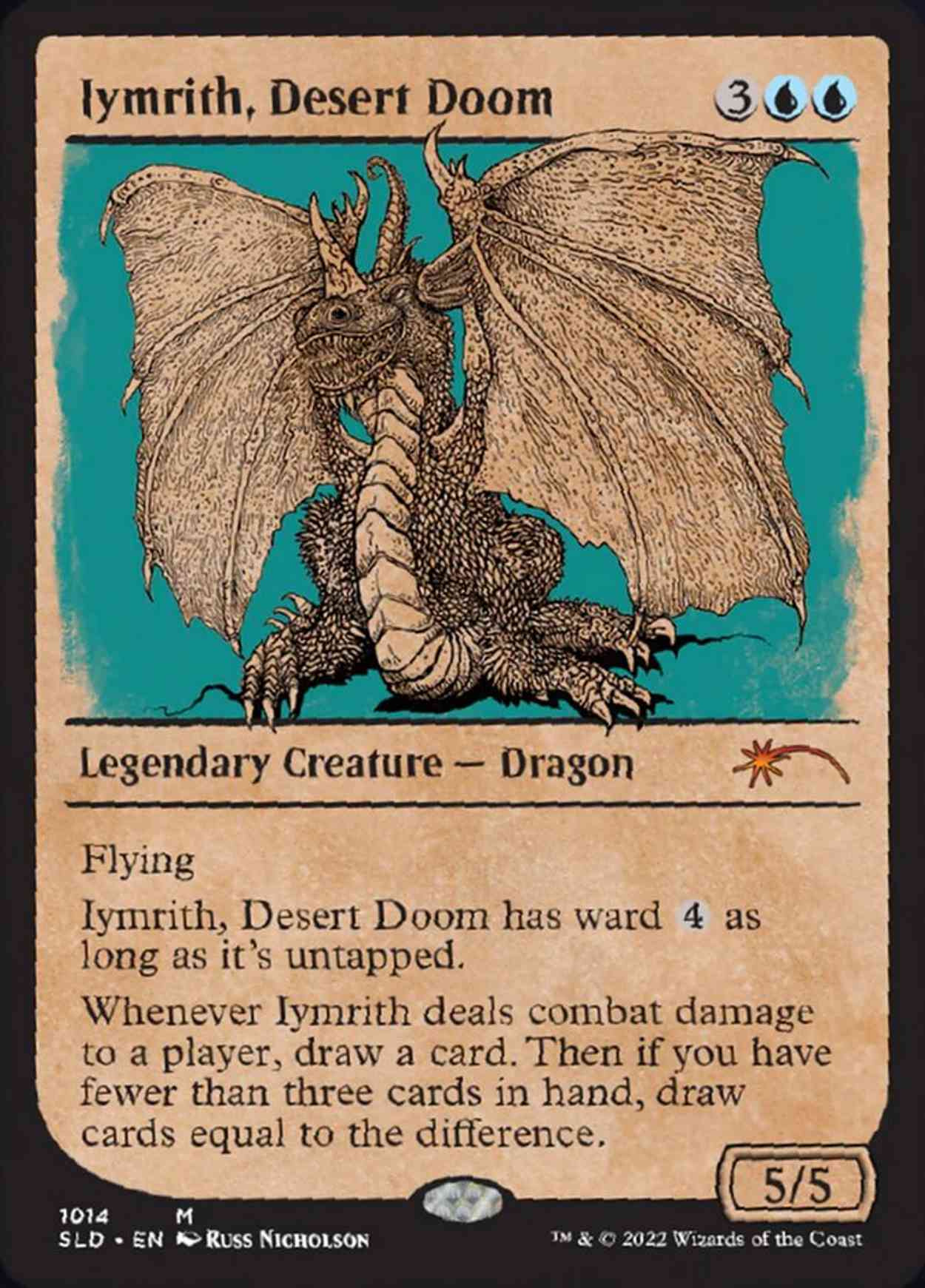 Iymrith, Desert Doom (Showcase) magic card front