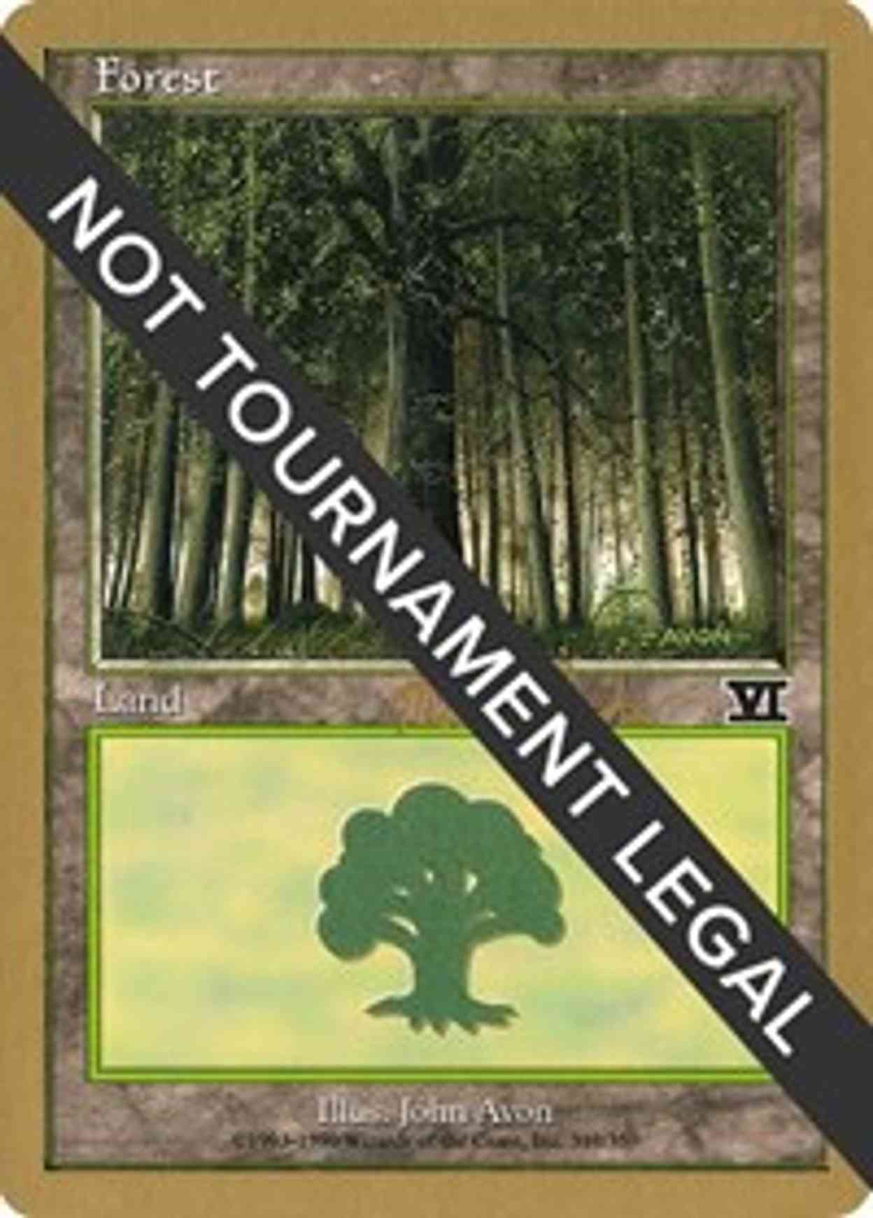 Forest (349) - 1999 Matt Linde (6ED) magic card front