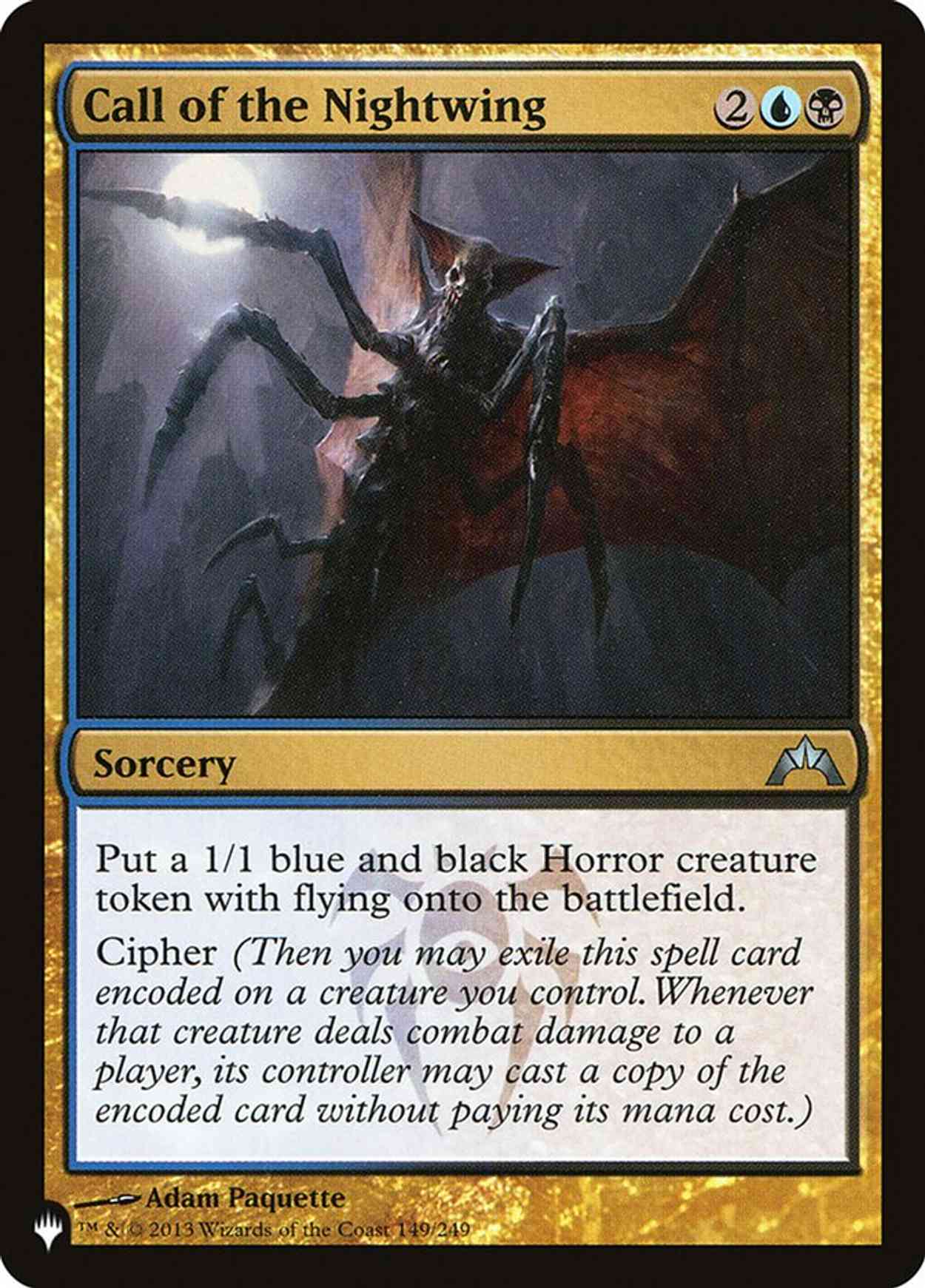 Call of the Nightwing (GTC) magic card front