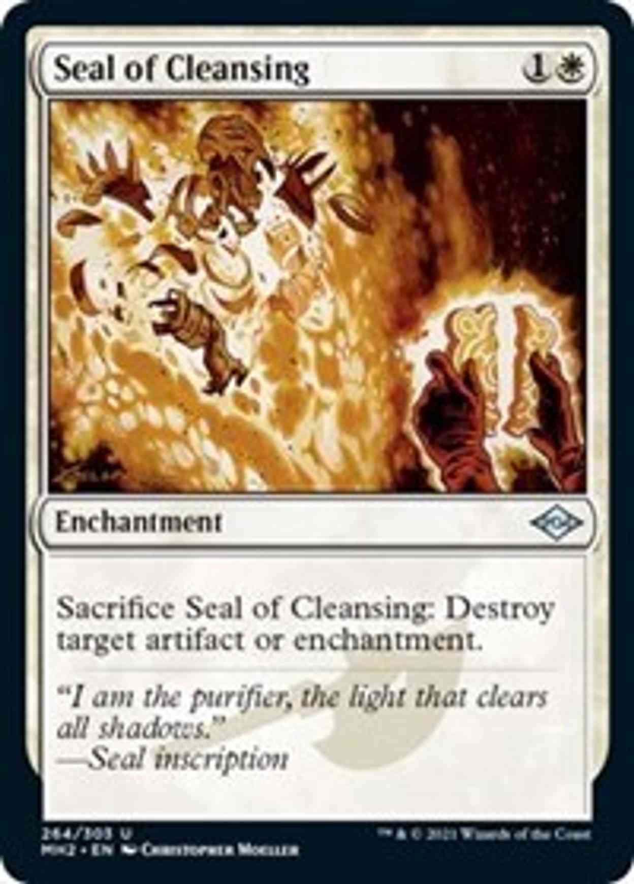 Seal of Cleansing (Foil Etched) magic card front