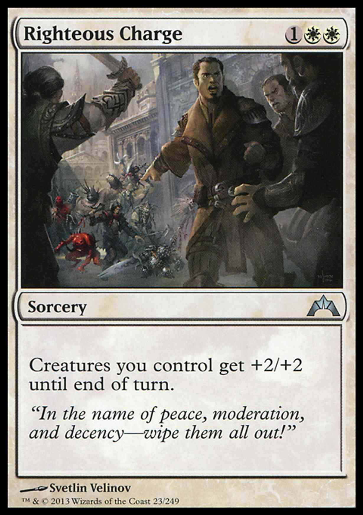 Righteous Charge magic card front