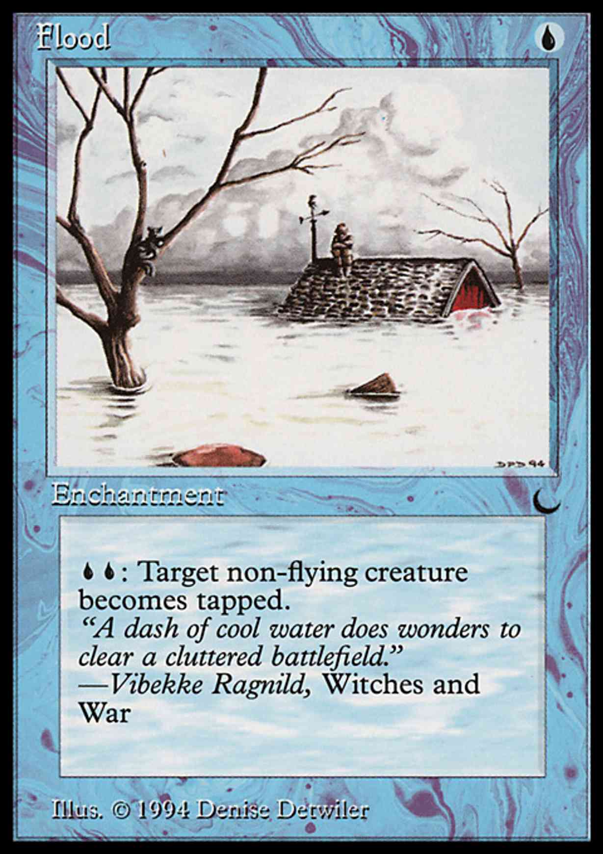 Flood magic card front