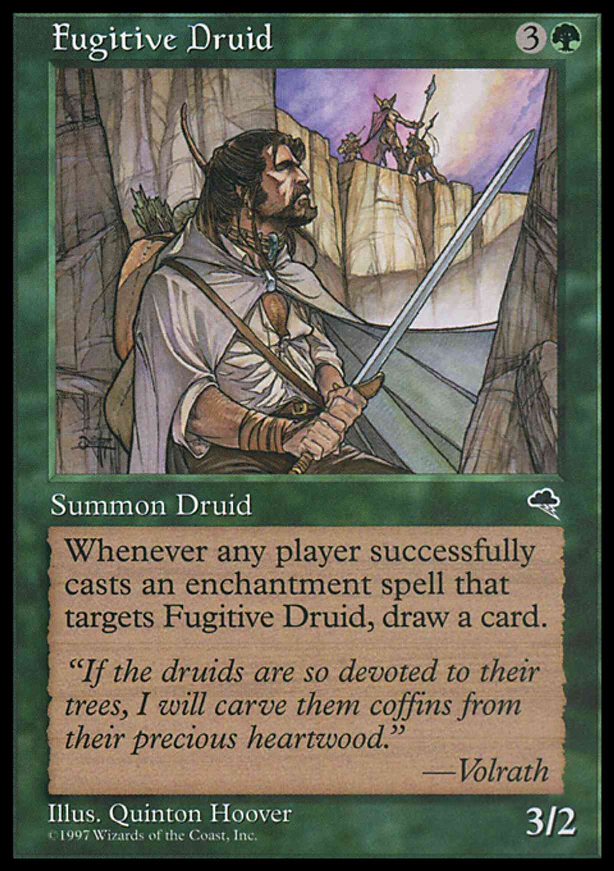 Fugitive Druid magic card front