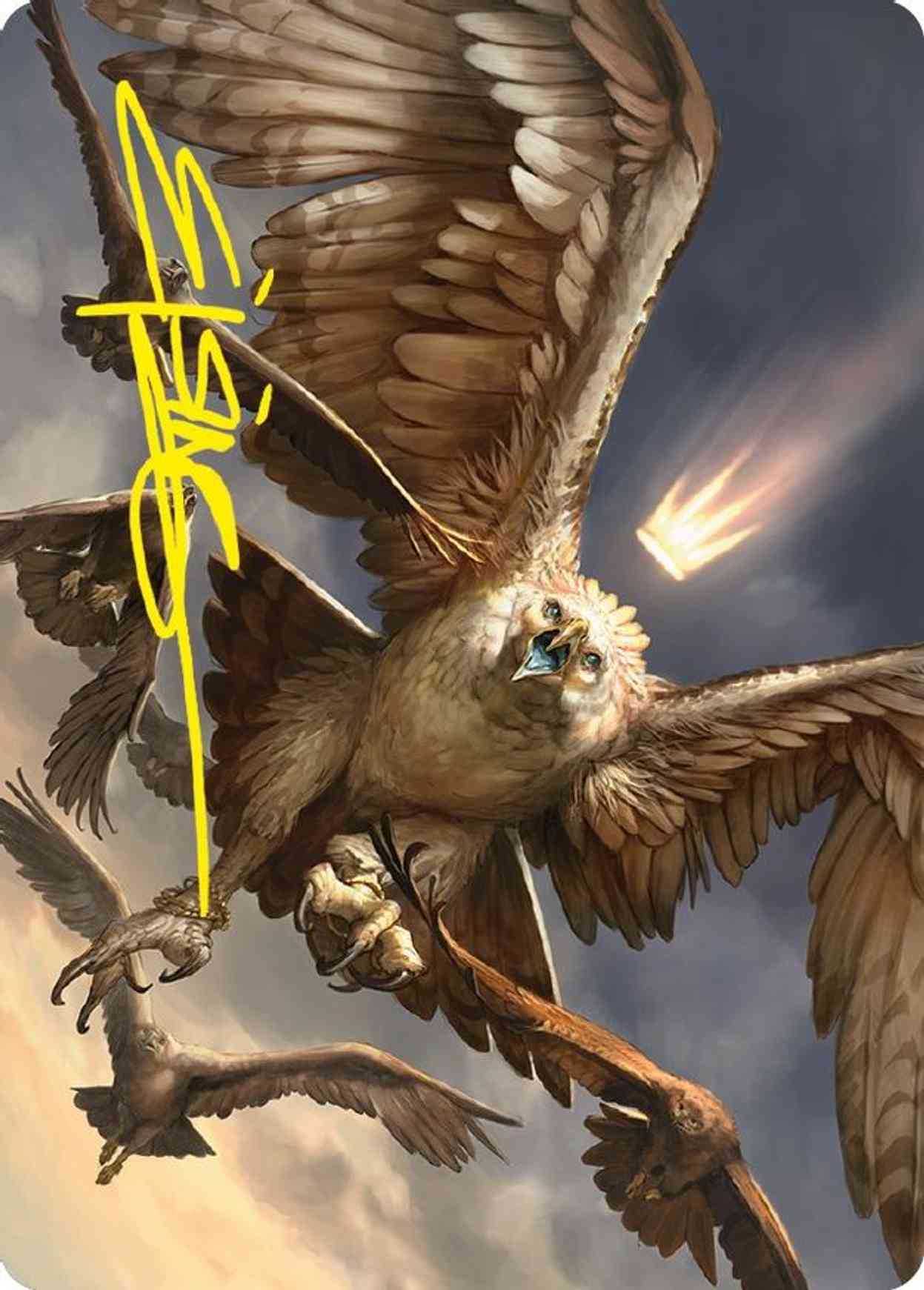 Gwaihir, Greatest of the Eagles Art Card (Gold-Stamped Signature) magic card front