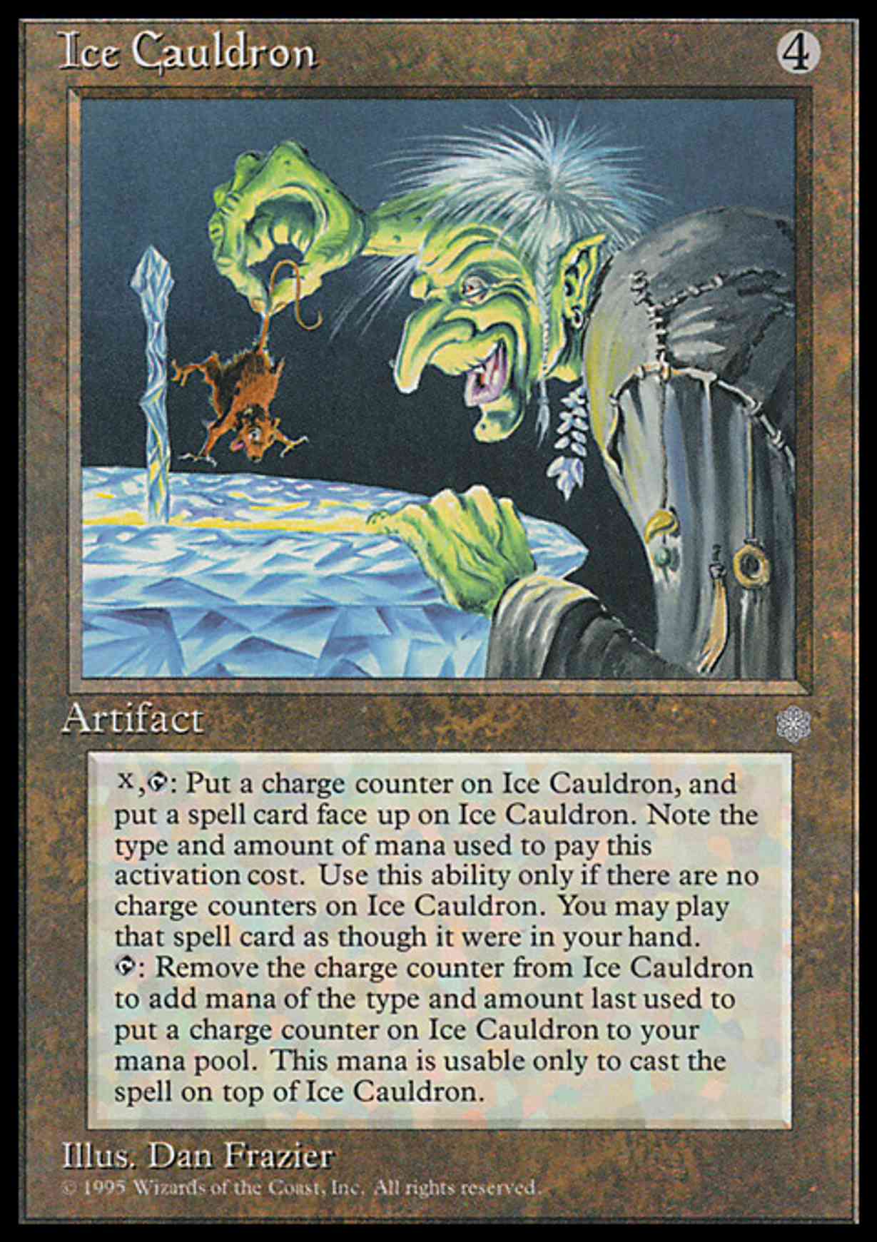 Ice Cauldron magic card front