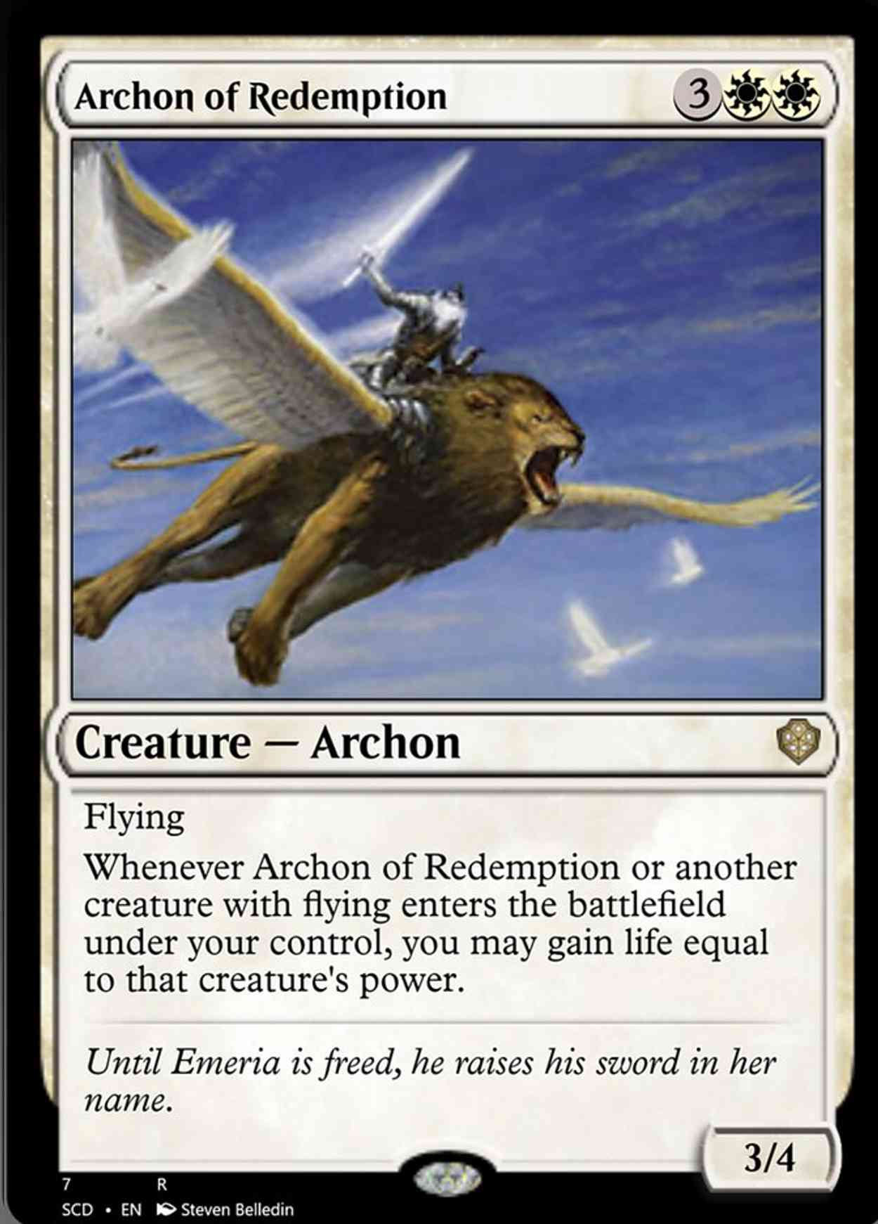 Archon of Redemption magic card front