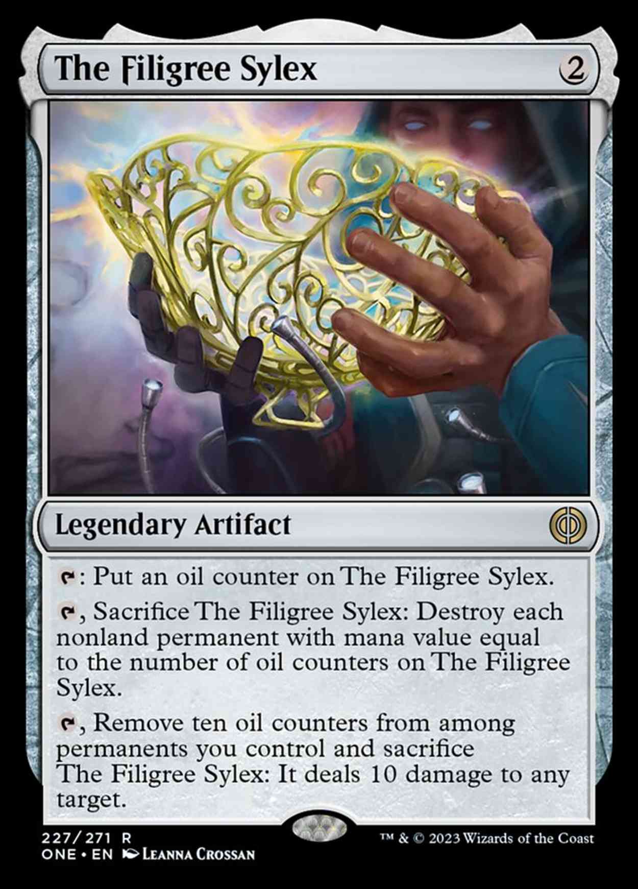 The Filigree Sylex magic card front
