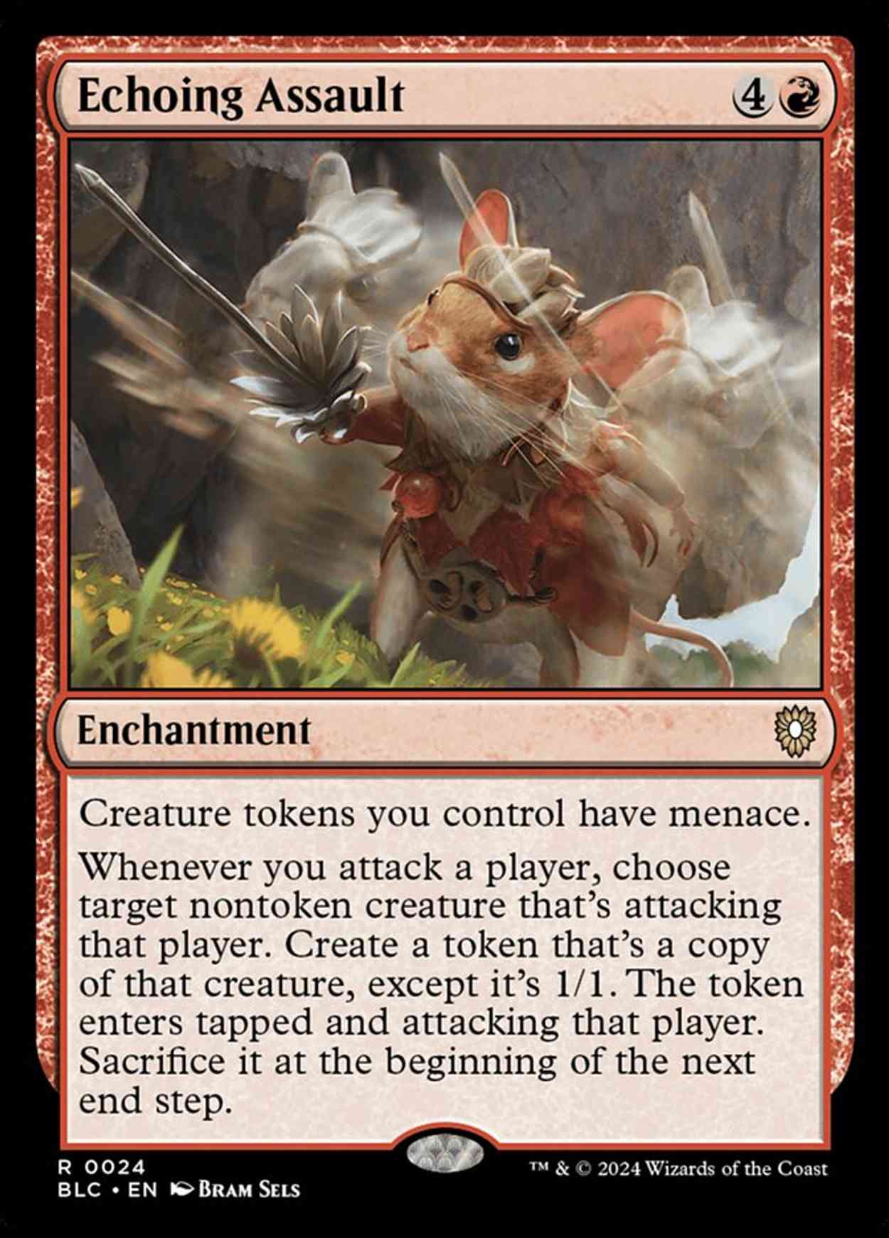 Echoing Assault magic card front