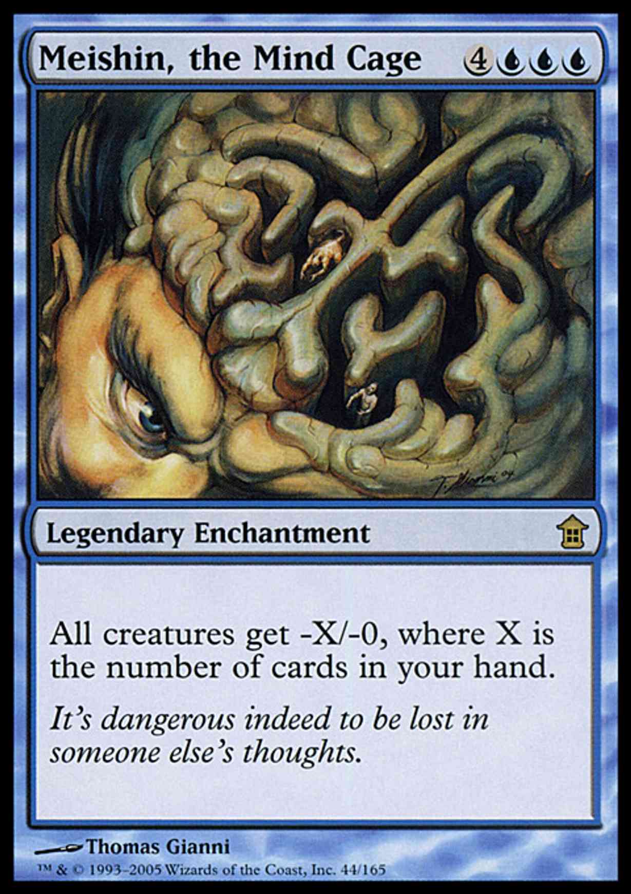 Meishin, the Mind Cage magic card front