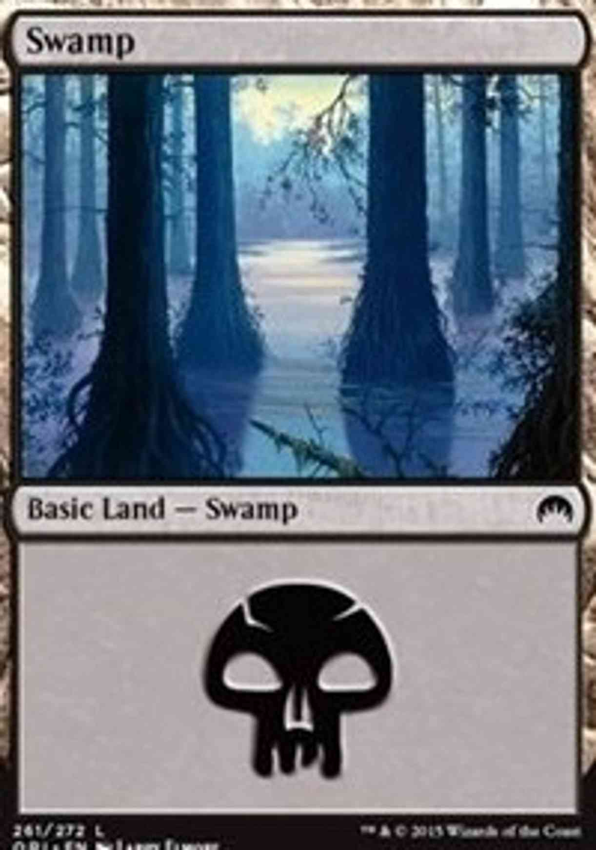 Swamp (261) magic card front