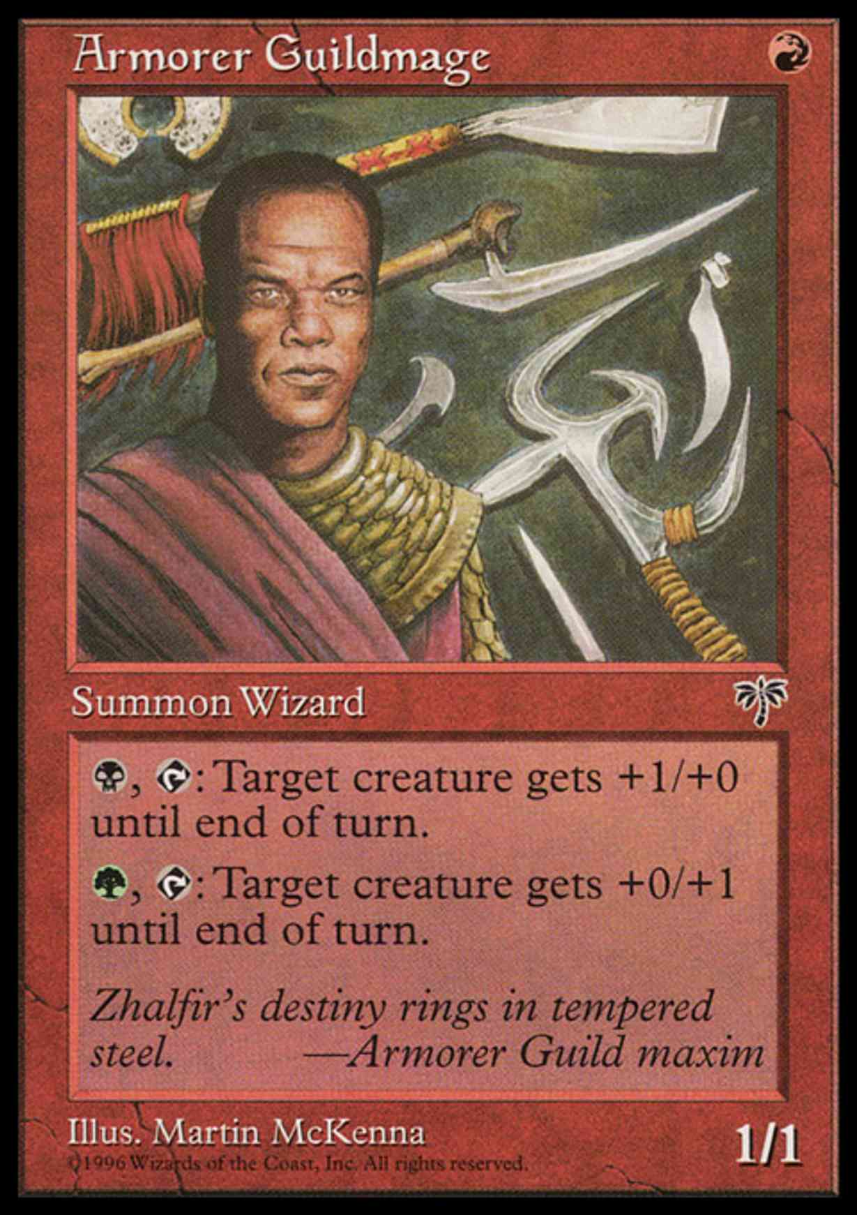 Armorer Guildmage magic card front