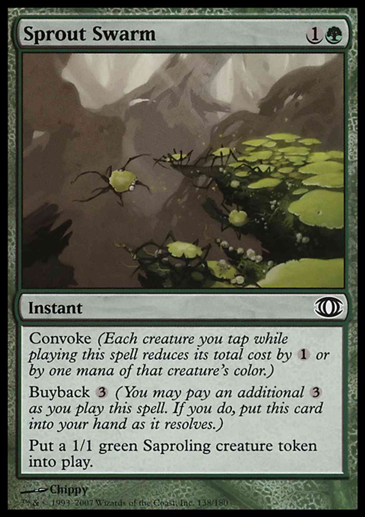 Sprout Swarm magic card front