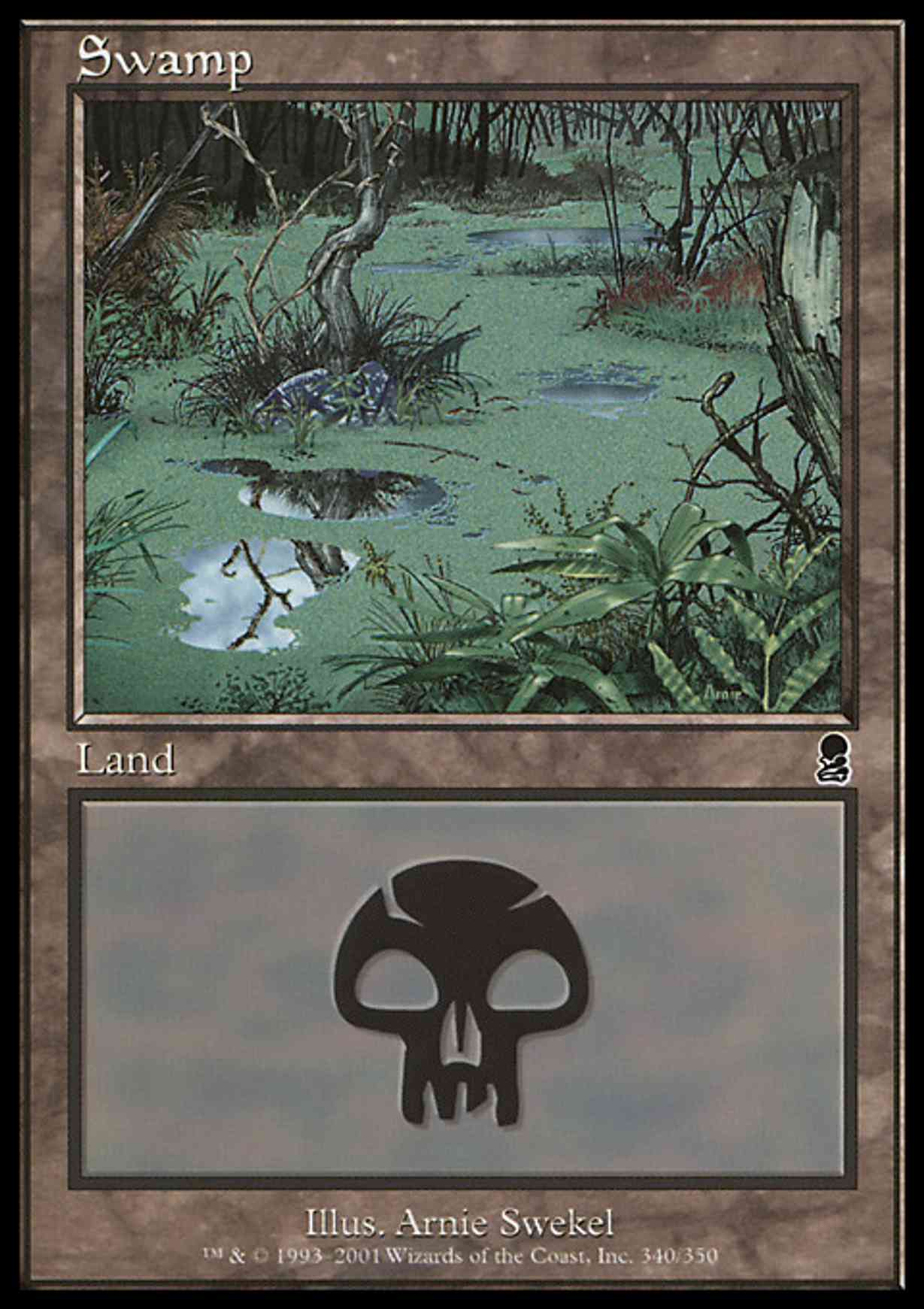 Swamp (340) magic card front