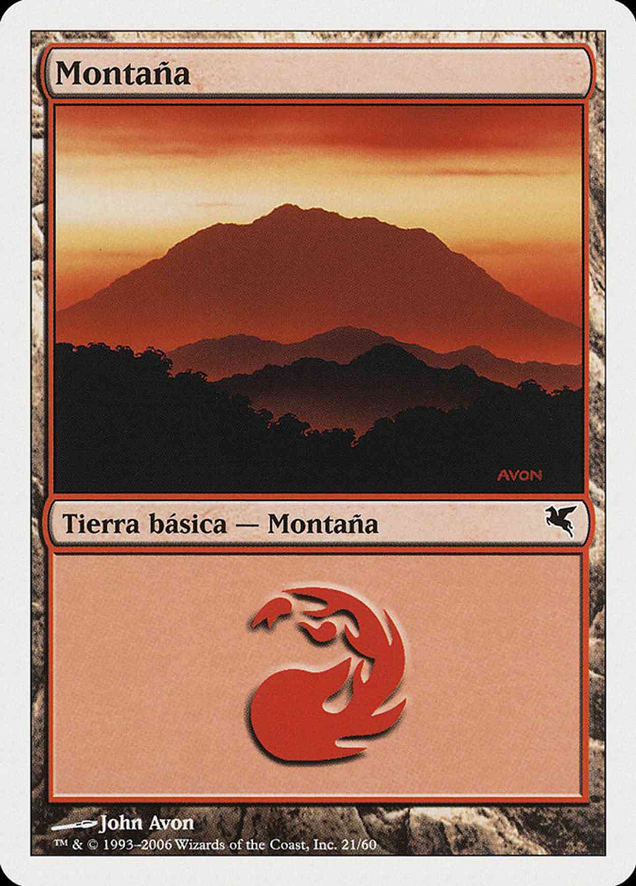 Mountain (Retro Frame) magic card front