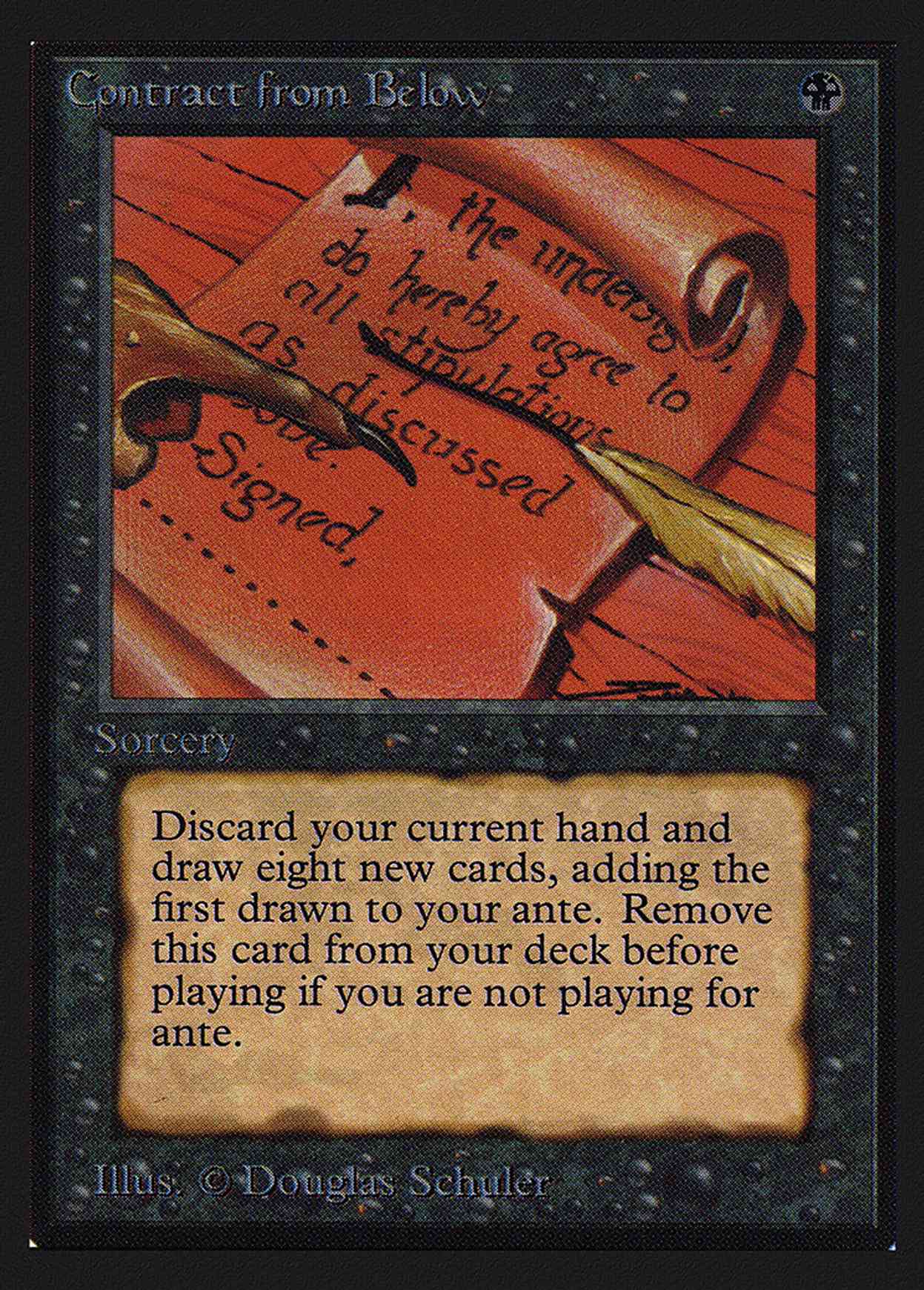 Contract from Below (CE) magic card front