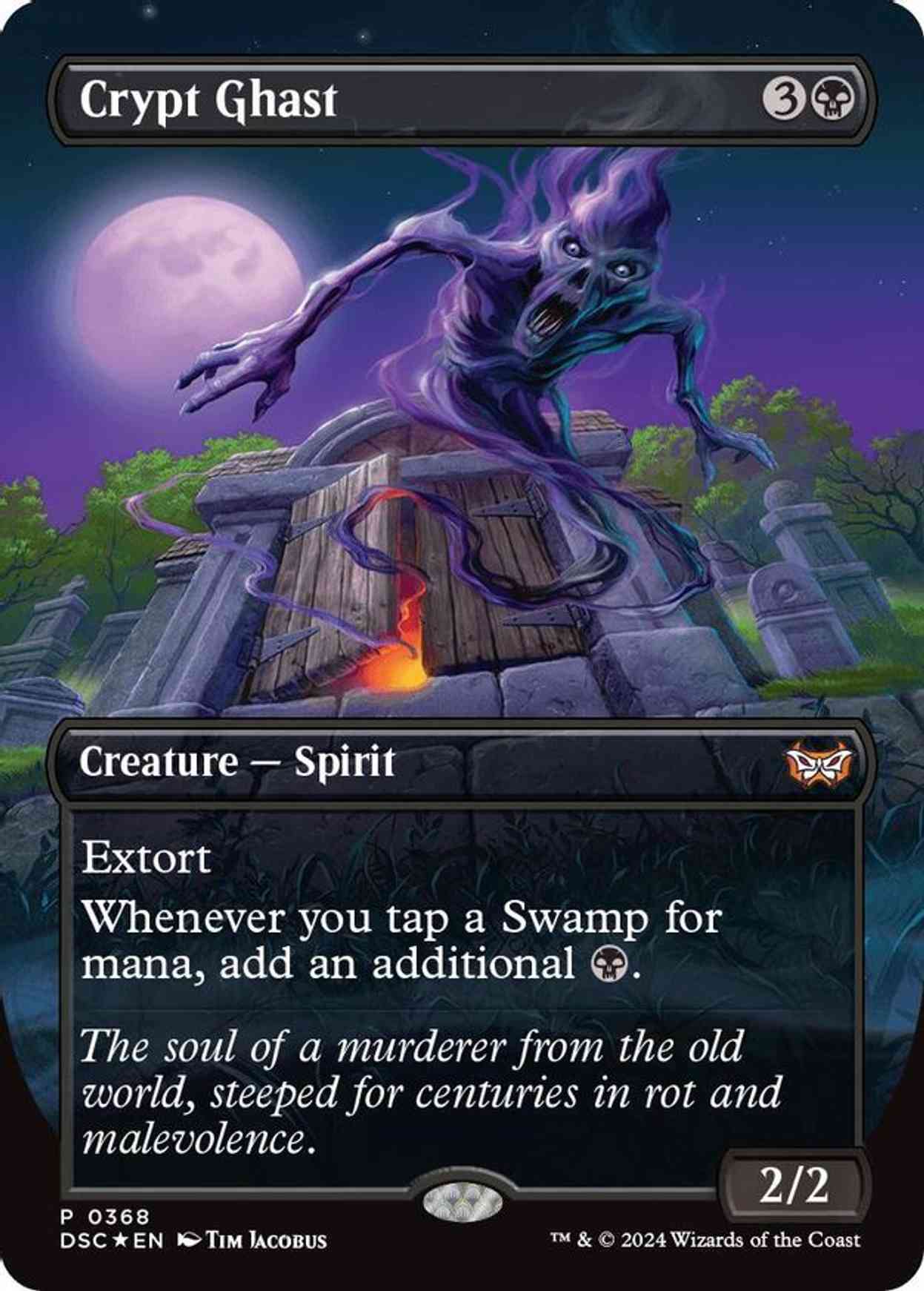 Crypt Ghast (Borderless) Price from mtg Commander Duskmourn House of