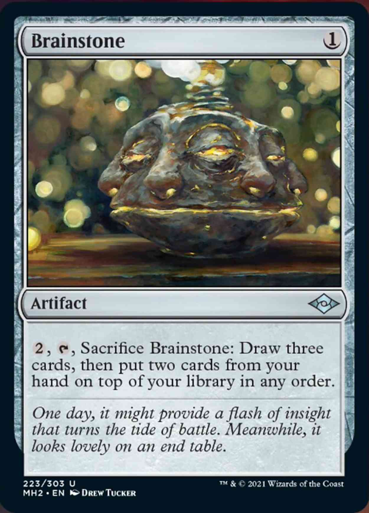 Brainstone magic card front