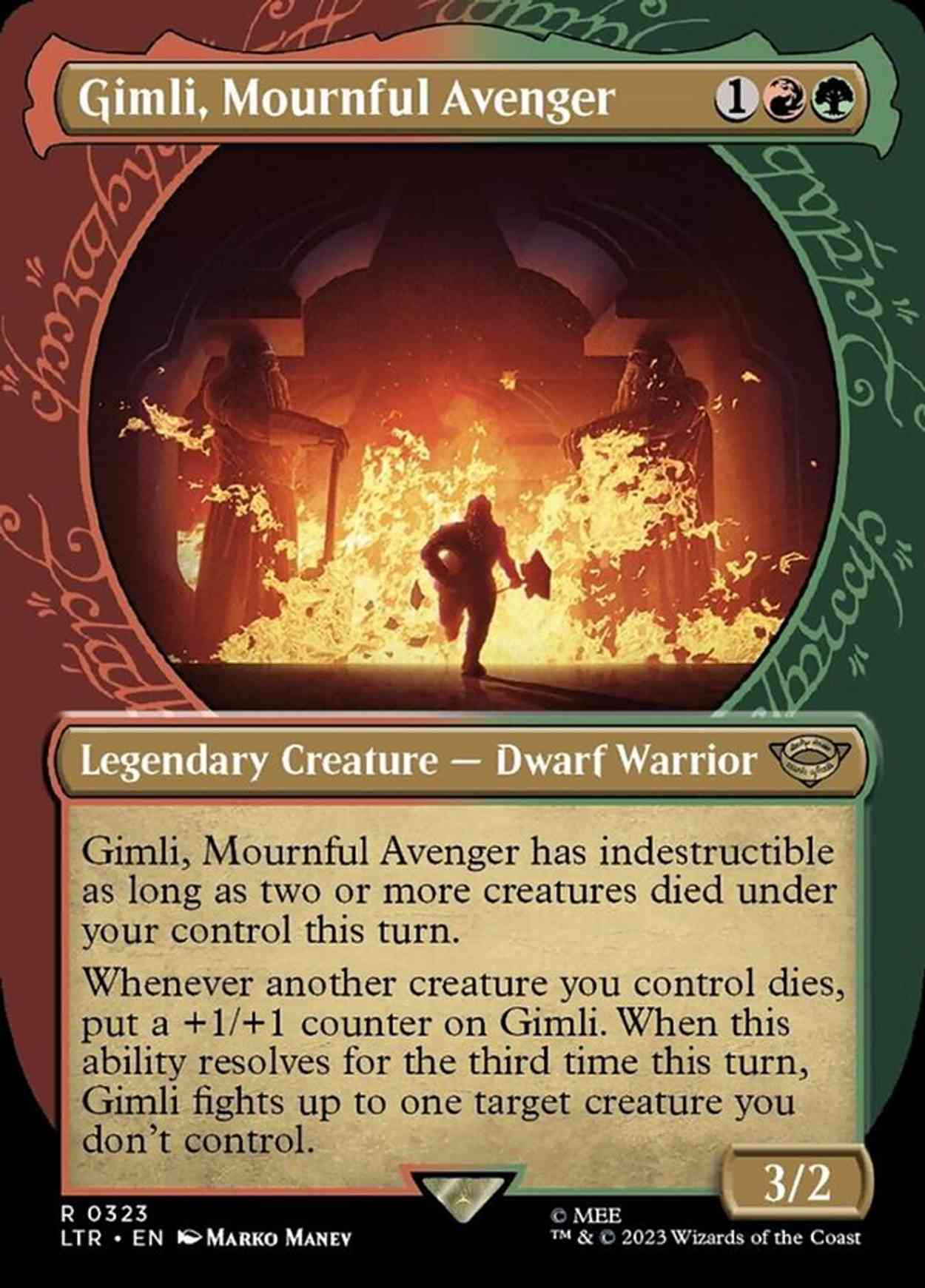 Gimli, Mournful Avenger (Showcase) magic card front