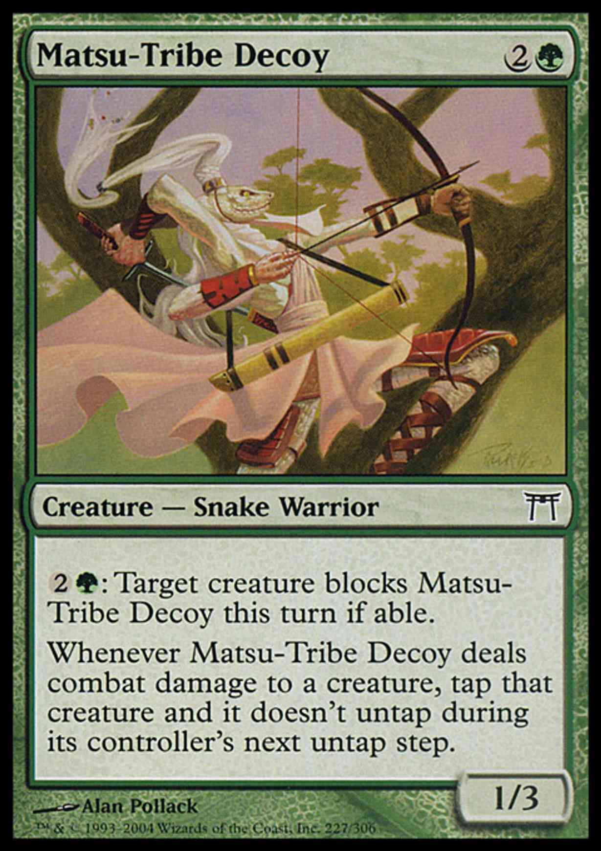 Matsu-Tribe Decoy magic card front