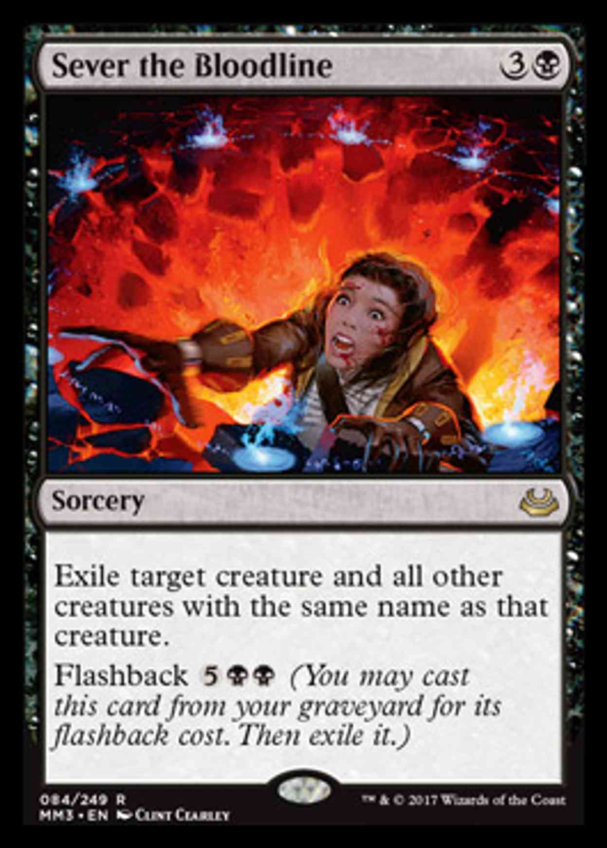 Sever the Bloodline magic card front
