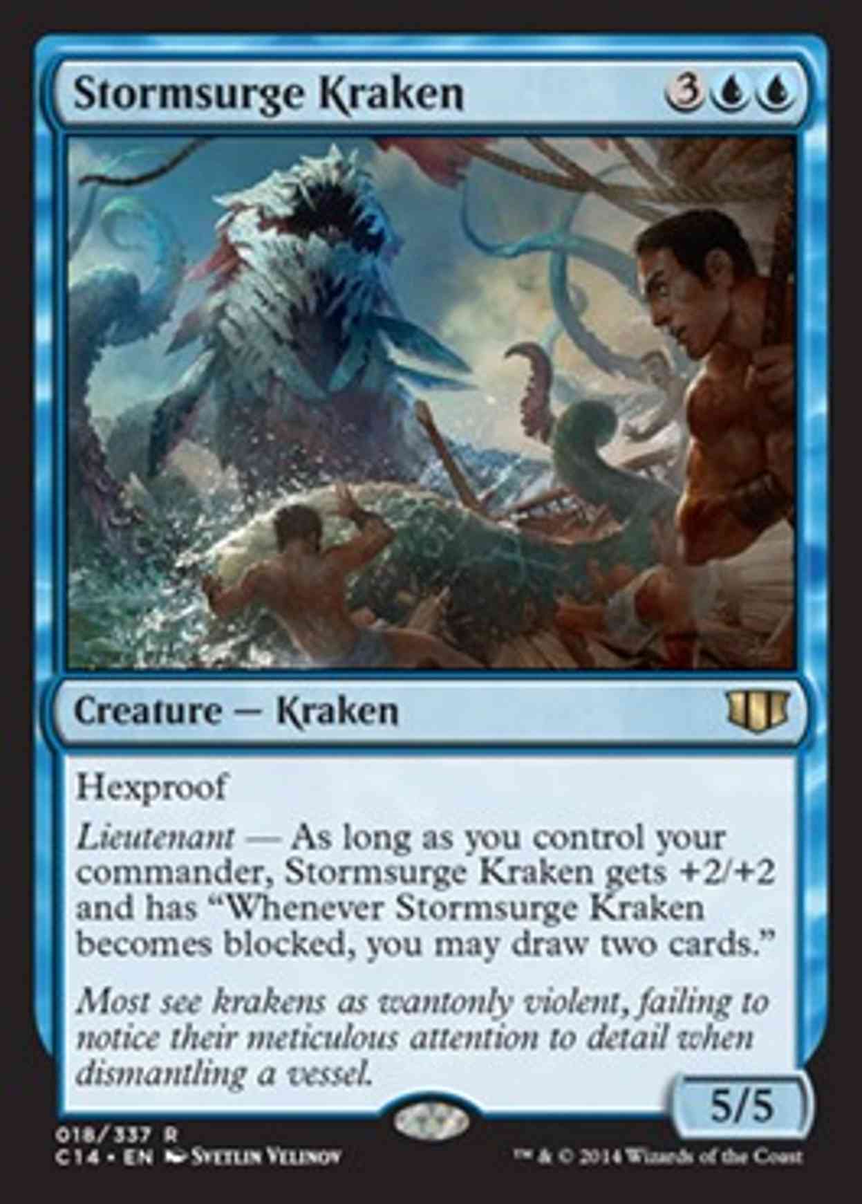 Stormsurge Kraken magic card front