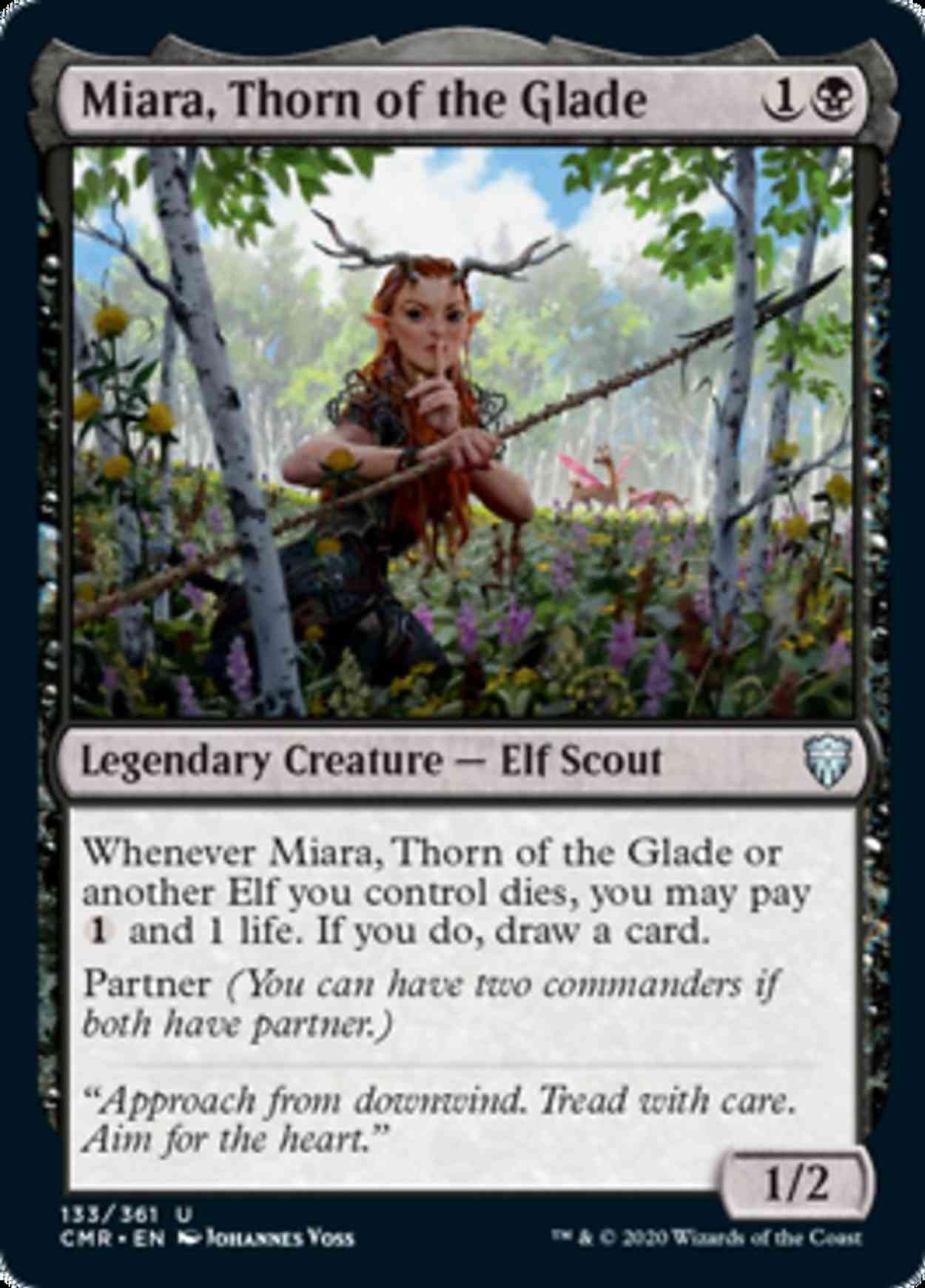 Miara, Thorn of the Glade magic card front