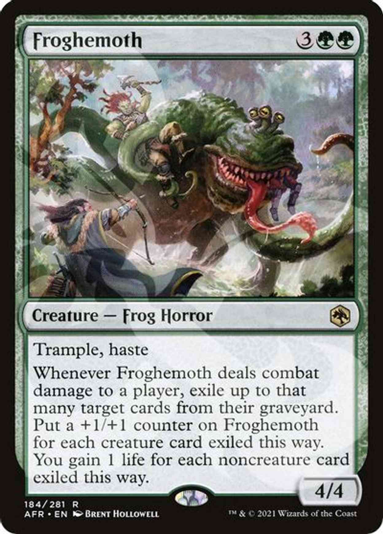 Froghemoth magic card front