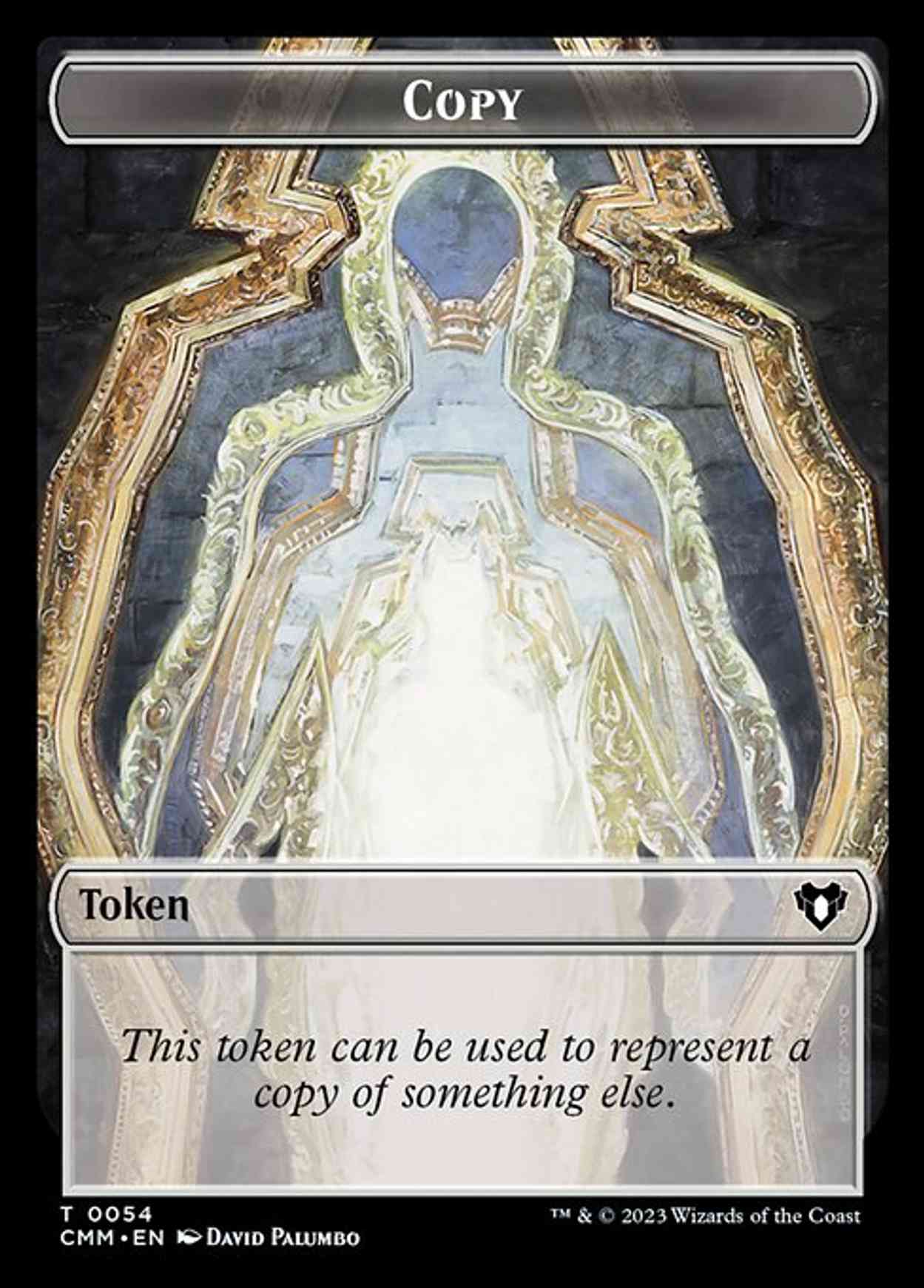 Copy (0054) // Angel Double-Sided Token magic card front