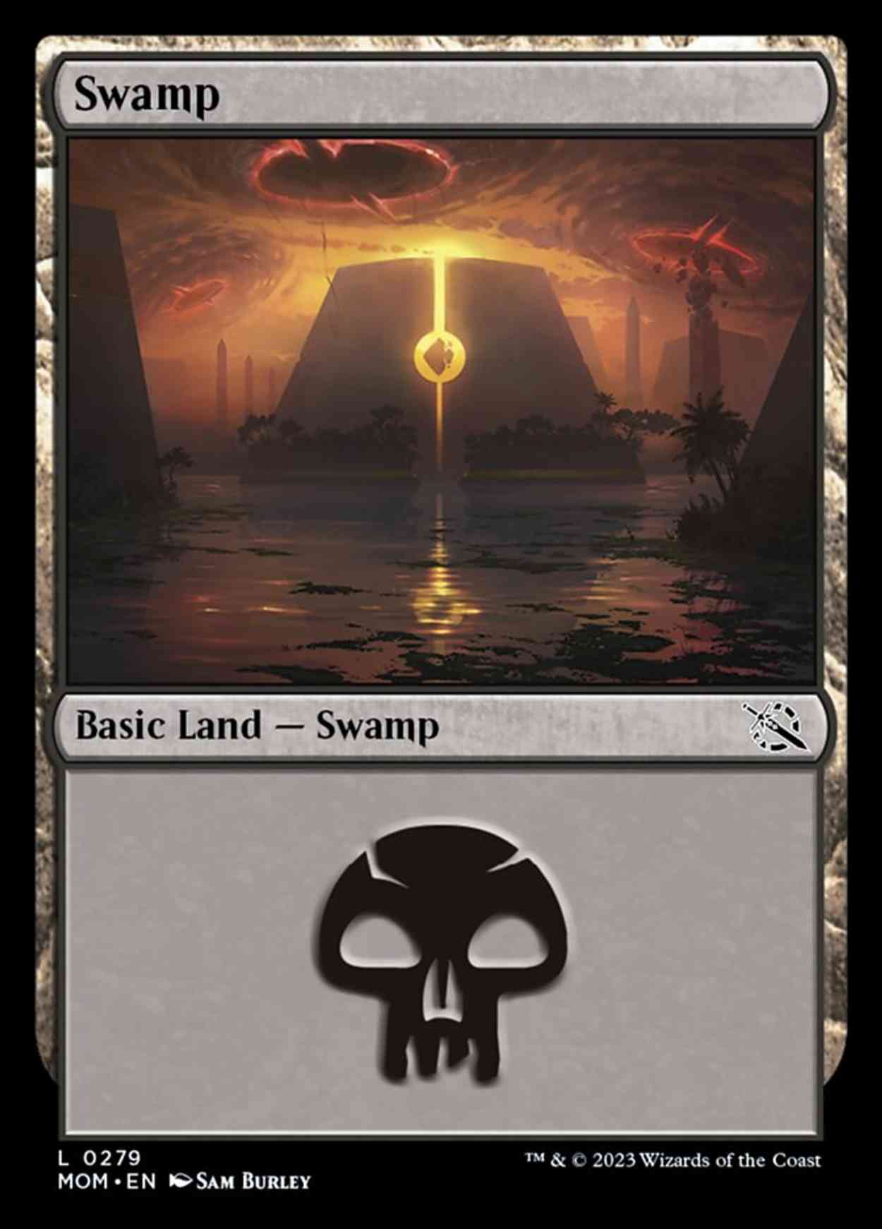 Swamp (0279) magic card front